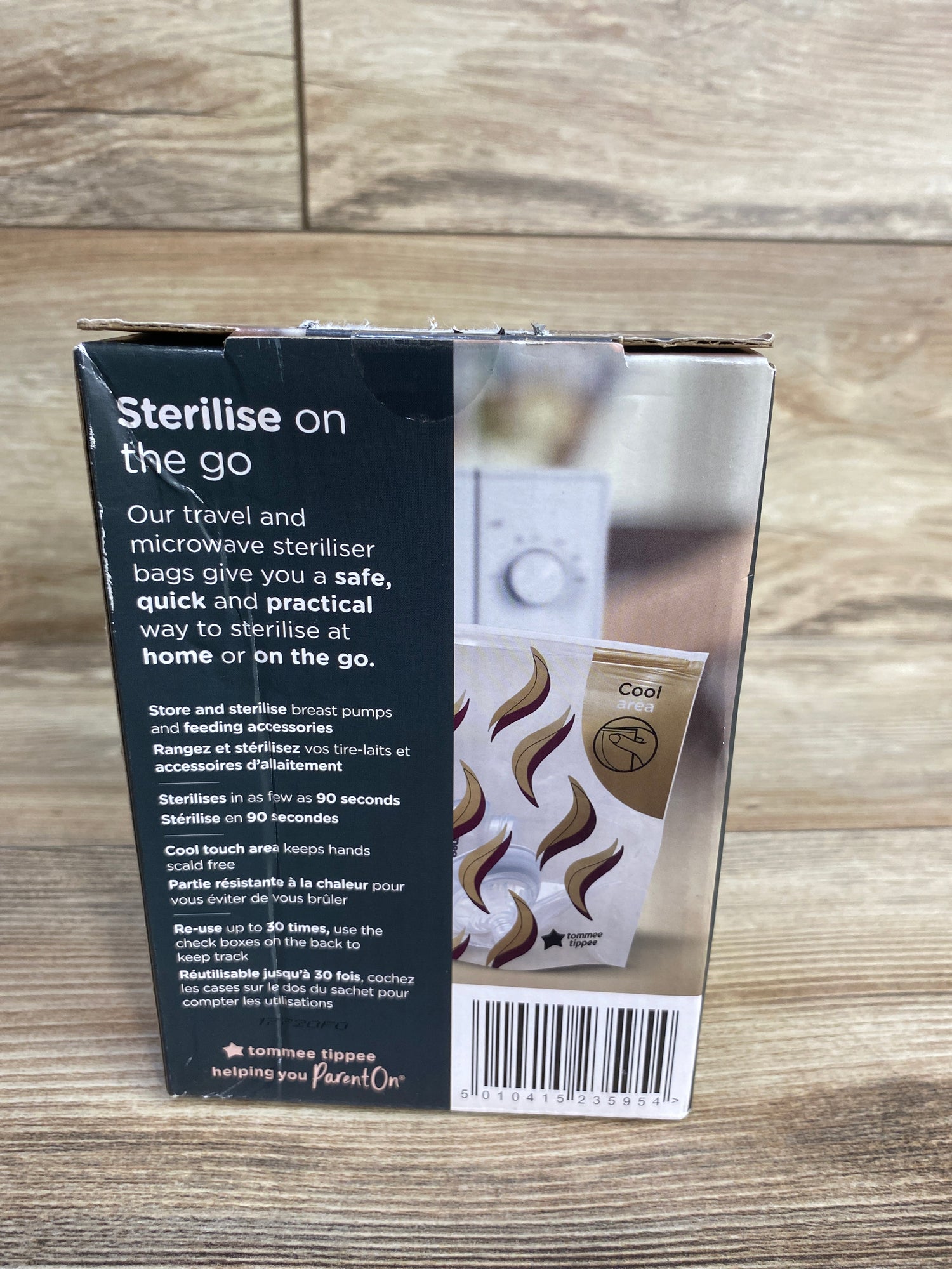 NEW Tommee Tippee Travel and Microwave Sterilizer Bags 5pk