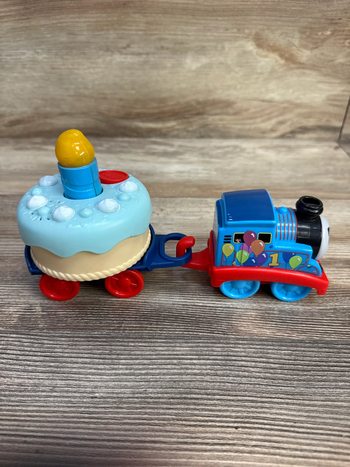 Fisher Price 3pc Thomas The Train Birthday Cake Toy