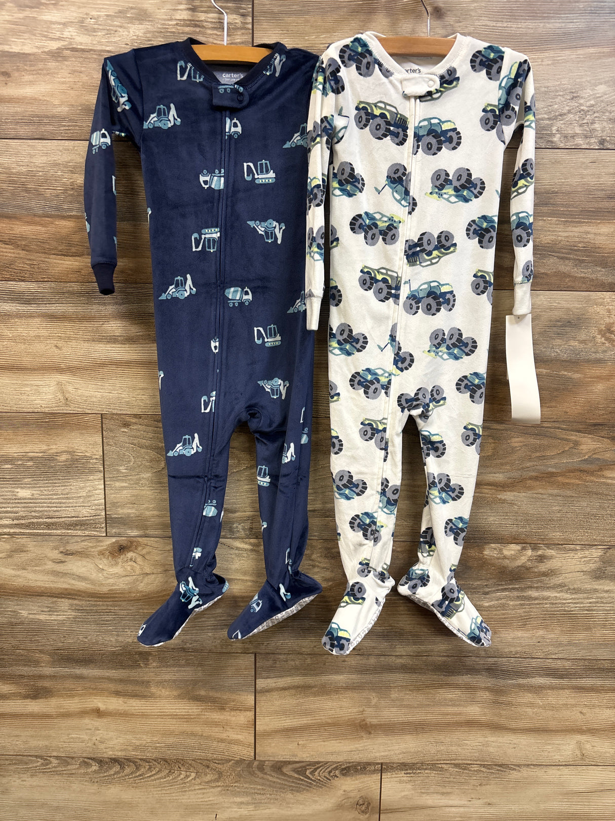NEW Just One You 2pk Blanket Sleepers White/Navy sz 2T