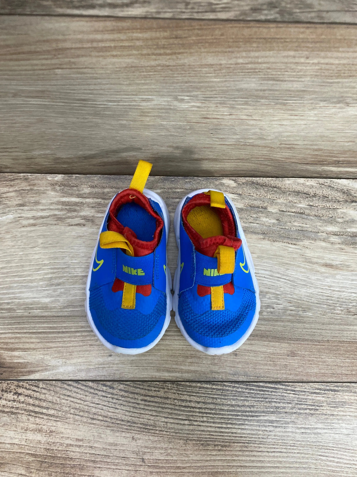 Nike Flex Runner 2 TD 'Photo Blue Atomic Green' Sneakers sz 4c - Me n Mommy To Be