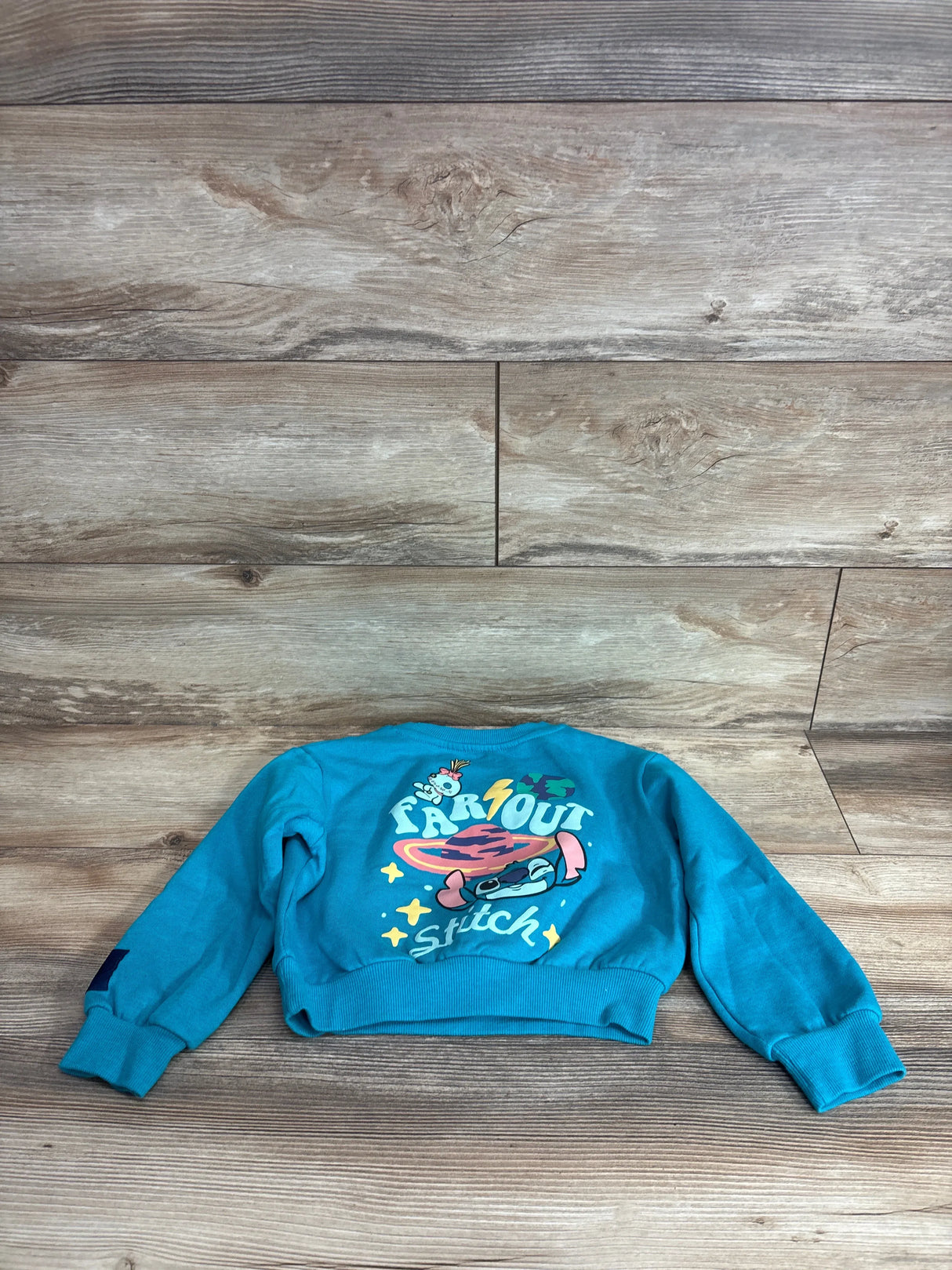 Disney Stitch Crewneck Sweatshirt Blue sz 4/5T