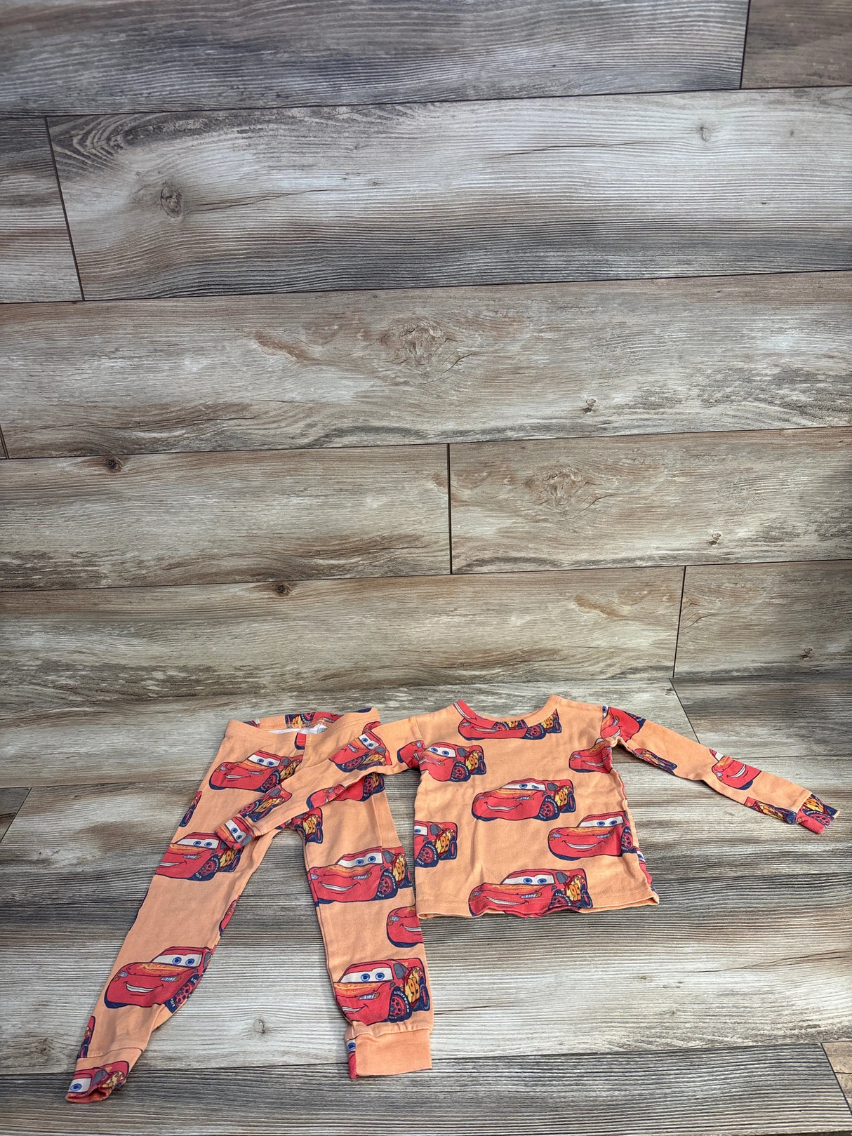 Baby Gap x Disney Pixar Cars 2pc Pajama Set Orange sz 3T
