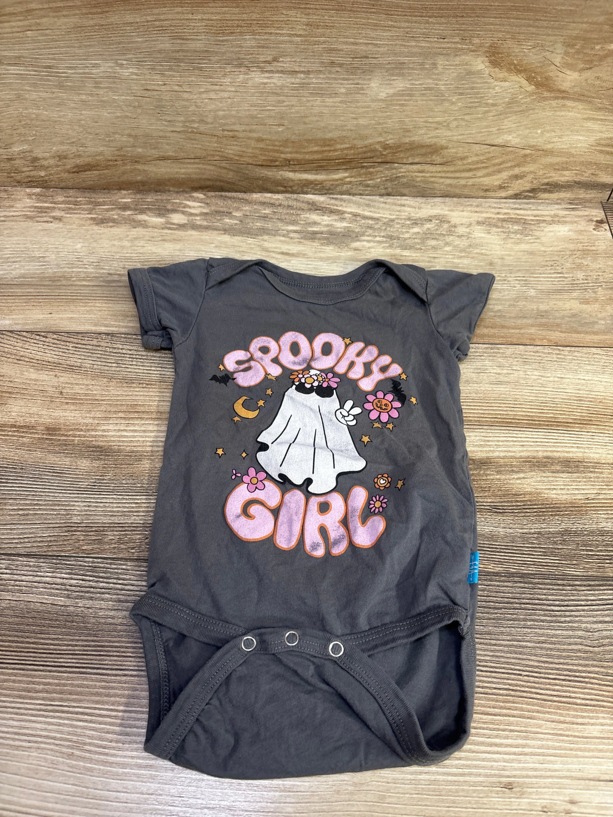 Feather 4 Arrow Spooky Girl Bodysuit Grey sz 6m