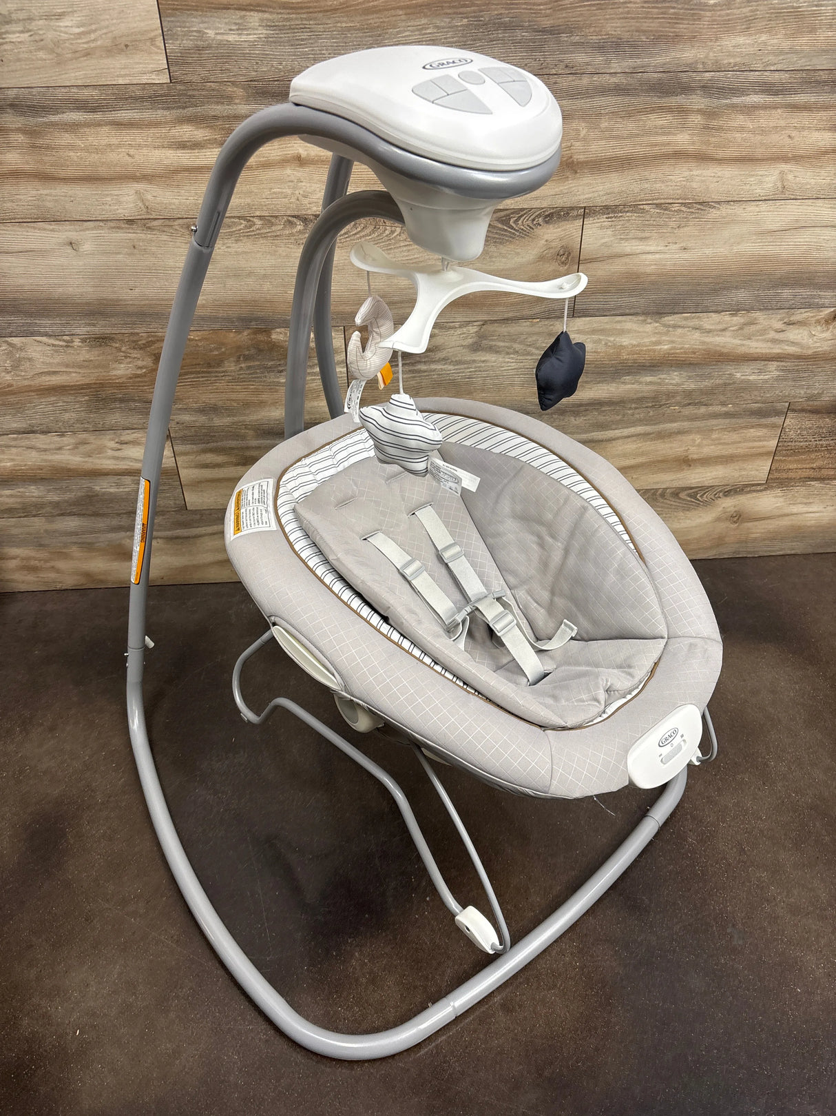 Graco DuetConnect Deluxe Multi-Direction Baby Swing and Bouncer - Britton