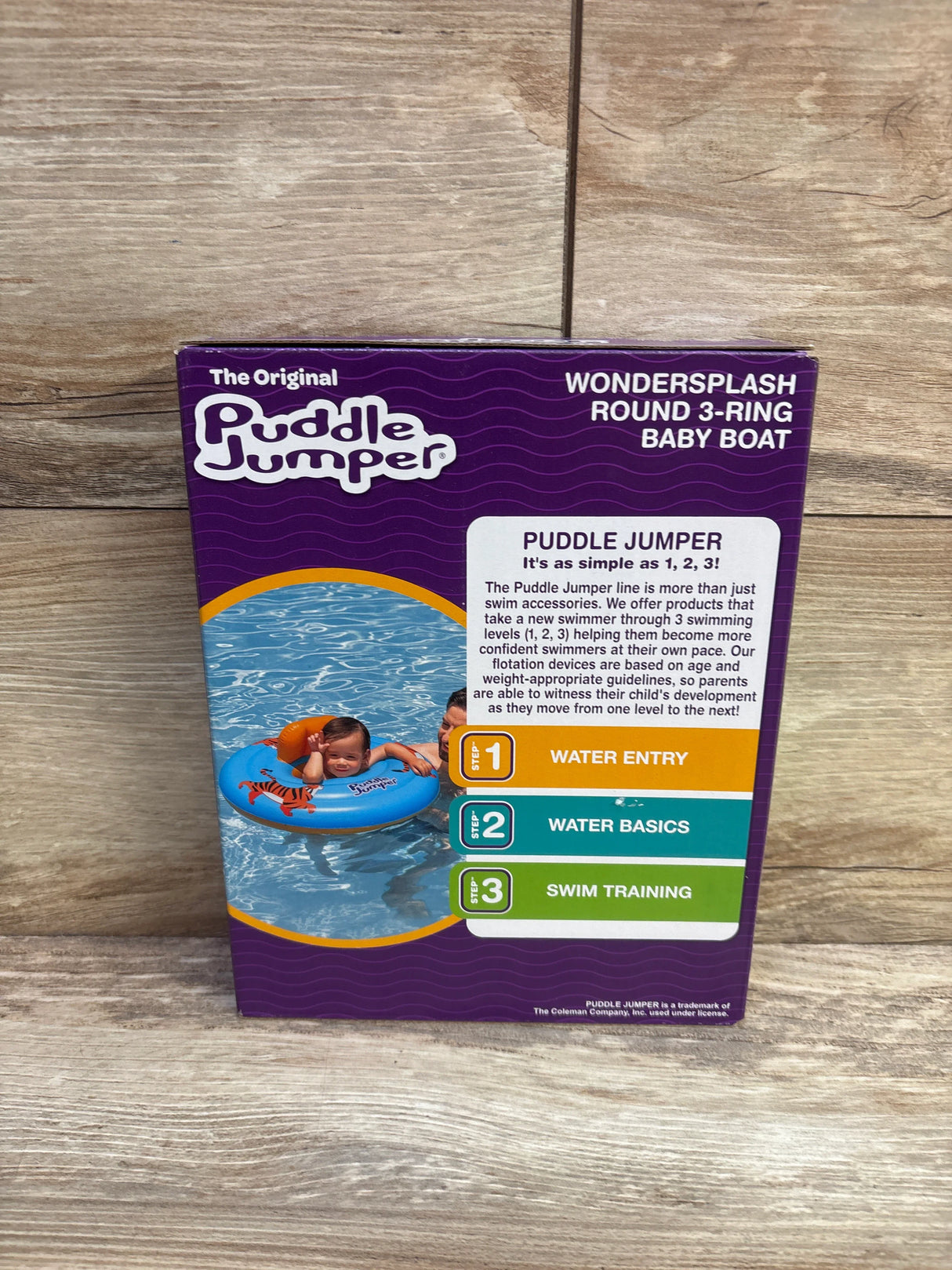 NEW The Original Puddle Jumper - Wondersplash Round 3-Ring Baby Boat