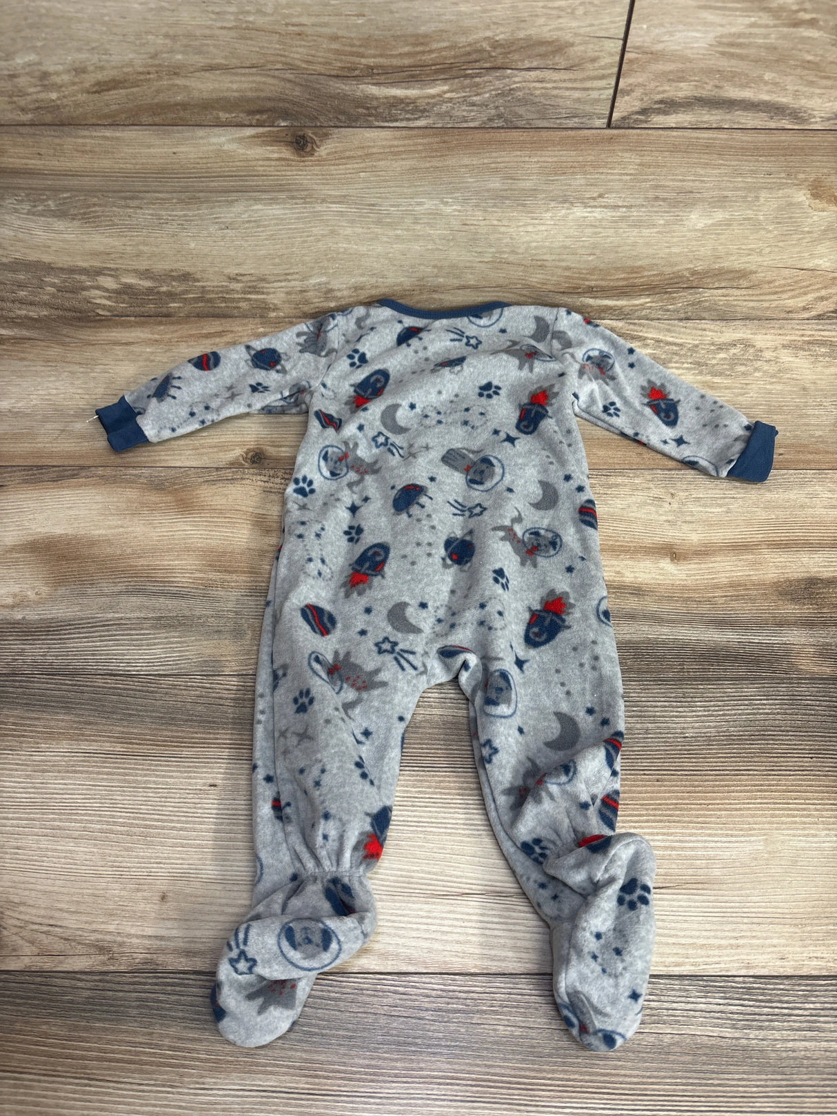 Kids Headquarters Space Dog Blanket Sleeper Grey sz 9m