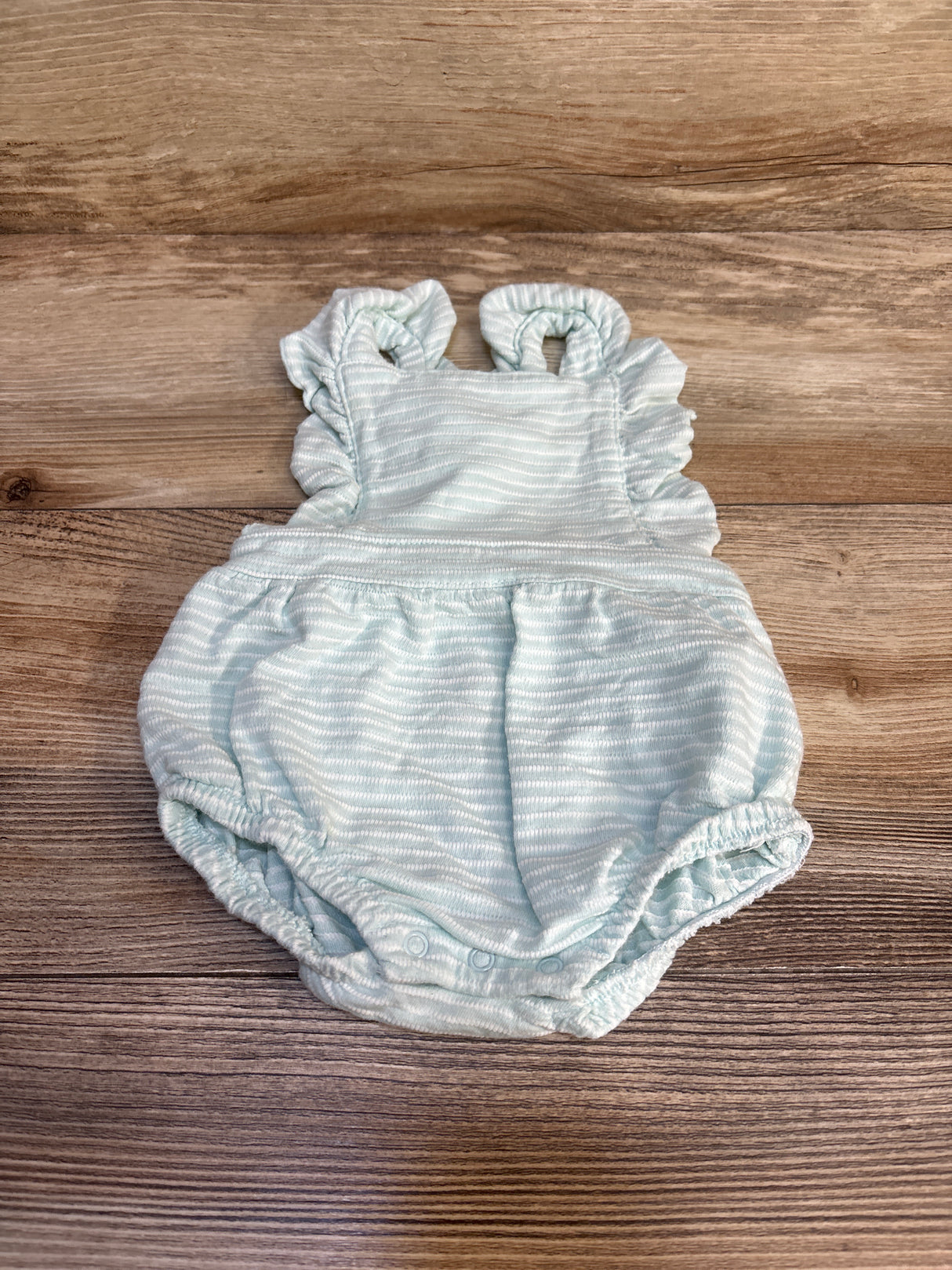 Cat & Jack Striped Bubble Romper Blue sz 0-3m