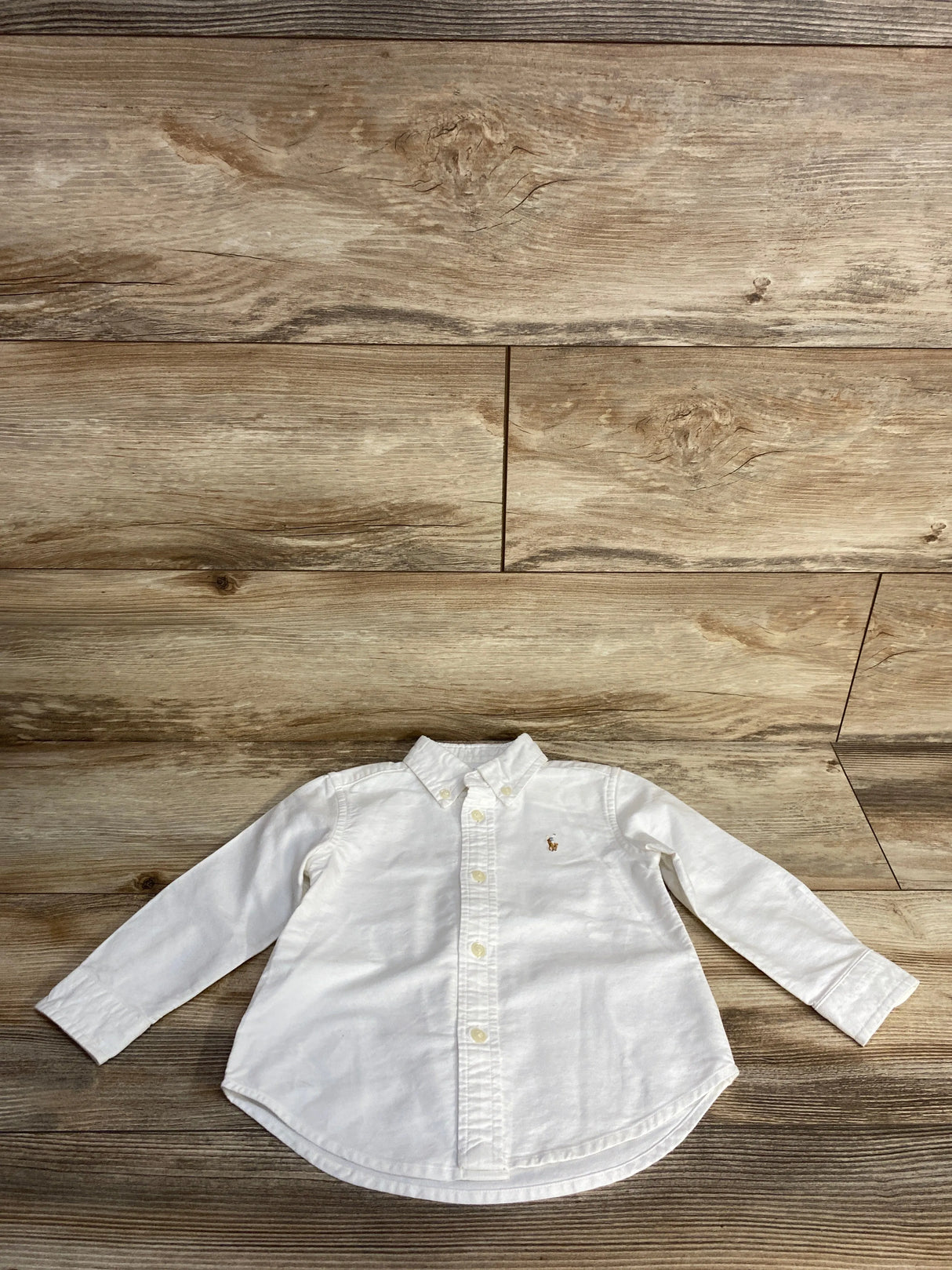 Ralph Lauren Oxford Button Down Shirt White sz 18m
