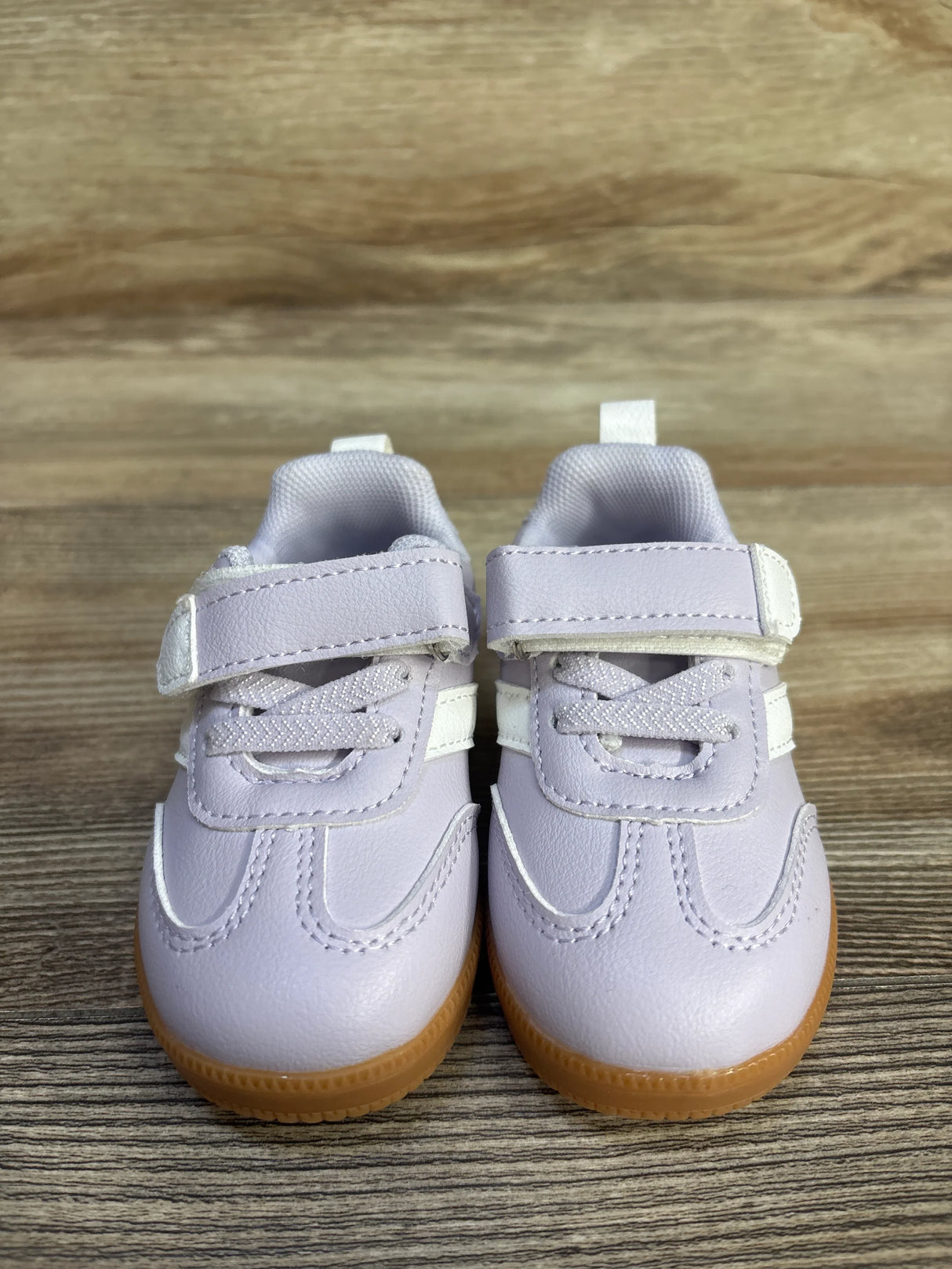 First Steps Hook and Loop Sneakers Lavender sz 4c