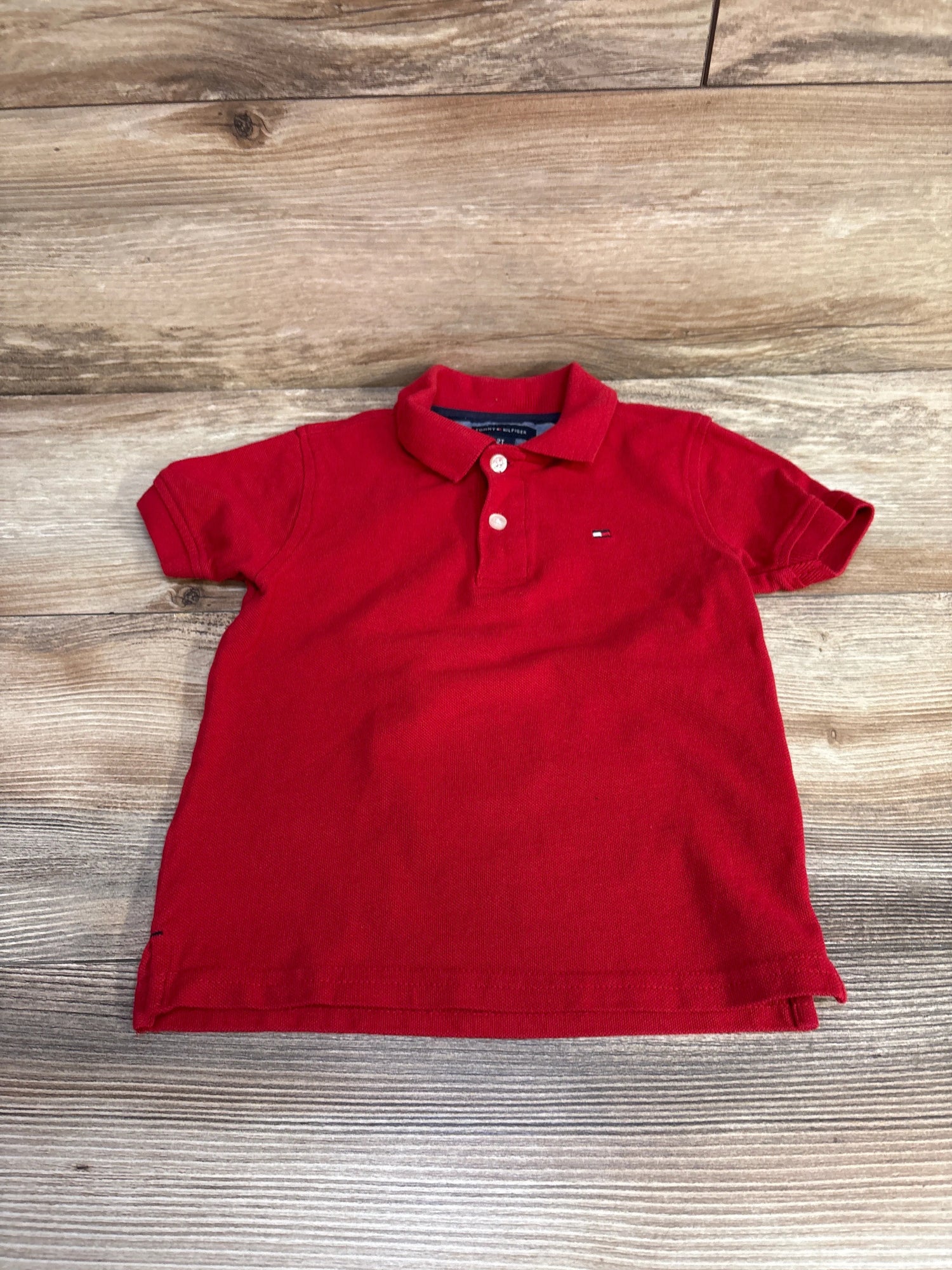 Tommy Hilfiger Polo Shirt Red sz 2T - Me n Mommy To Be