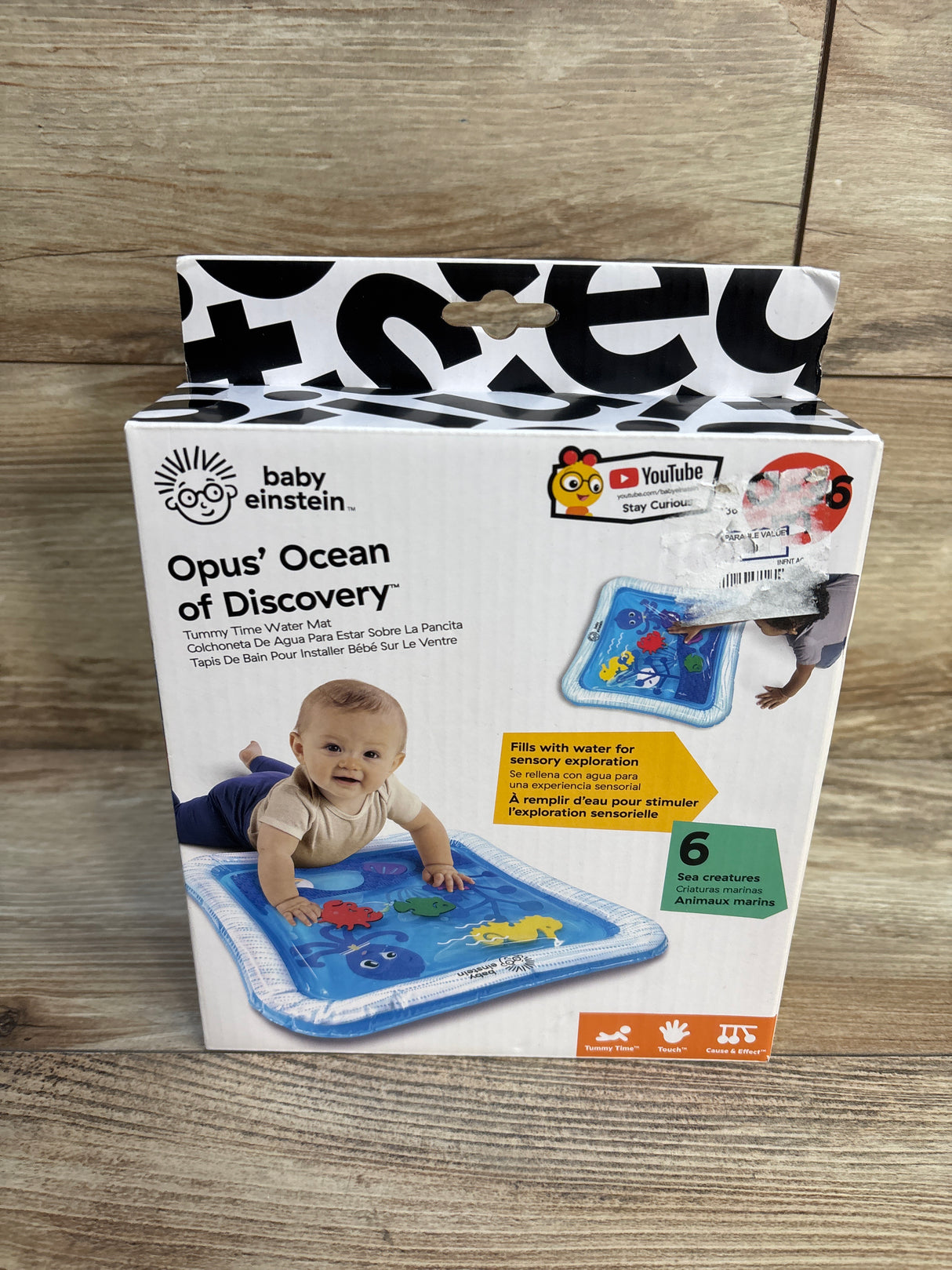 NEW Baby Einstein Opus' Ocean Of Discovery Tummy Time Water Mat