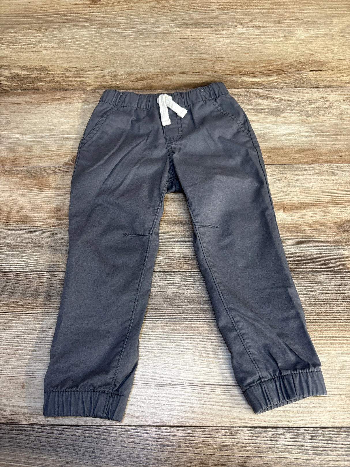 Cat & Jack Drawstring Uniform Joggers Grey sz 3T