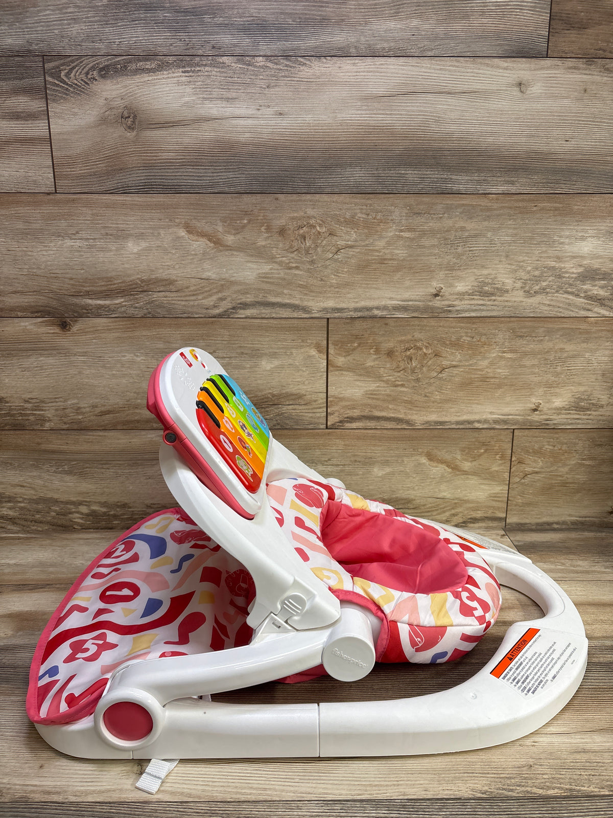 Fisher-Price Deluxe Kick & Play Sit-Me-Up Floor Seat, Pink