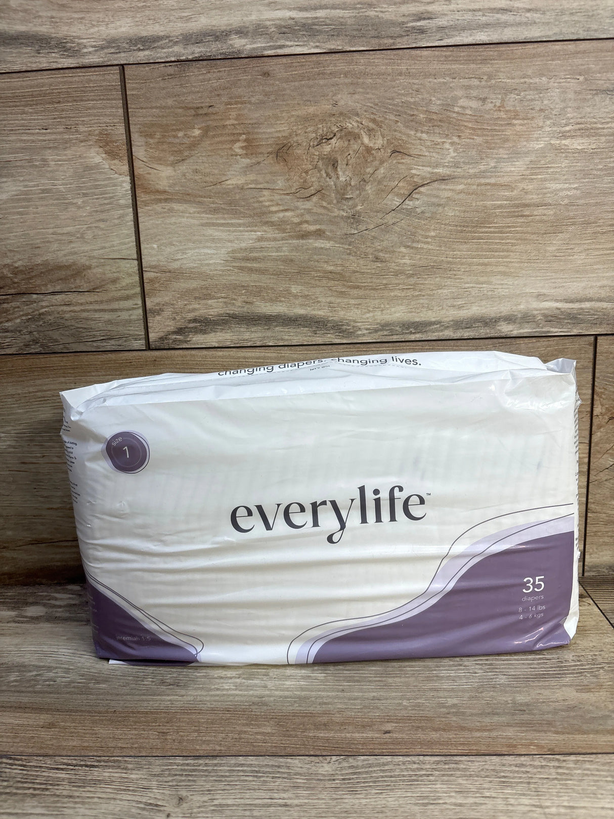 NEW EveryLife Diapers Size 1 35ct