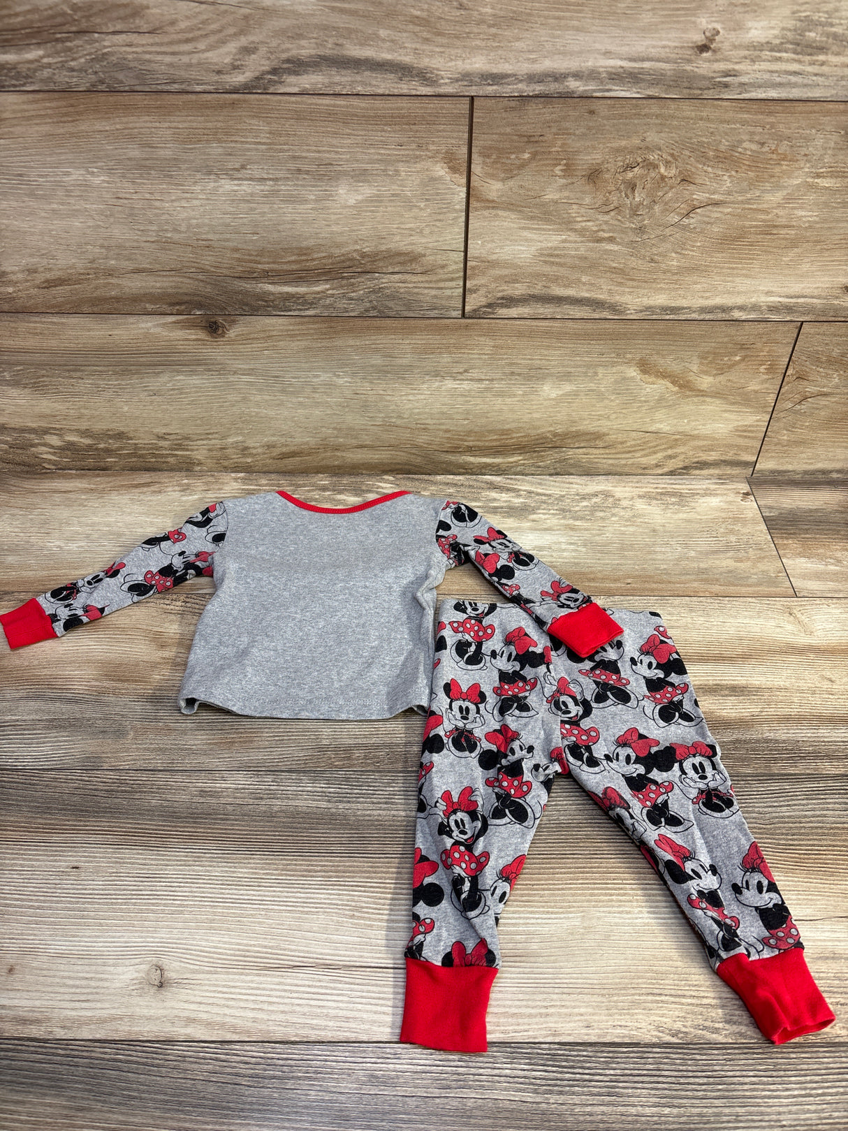 Disney Store 2pc Original Mouseketeer Pajama Set Grey sz 9-12m
