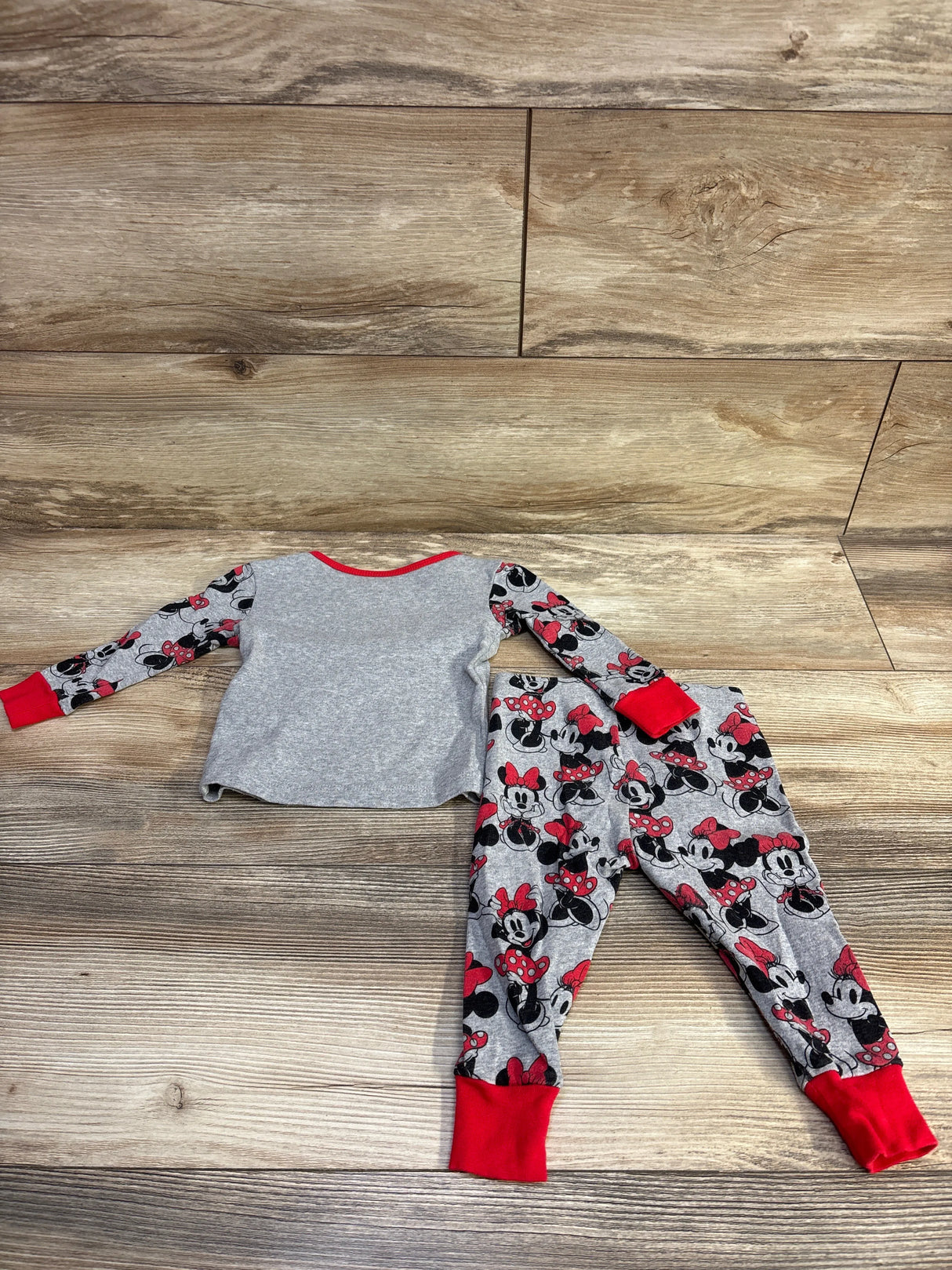 Disney Store 2pc Original Mouseketeer Pajama Set Grey sz 9-12m