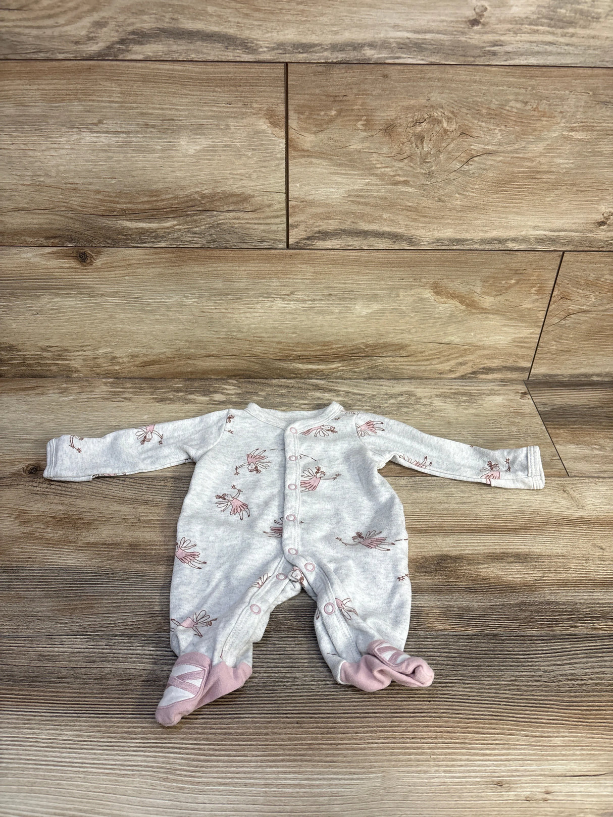 Carter's Fairy Sleeper Grey sz Newborn