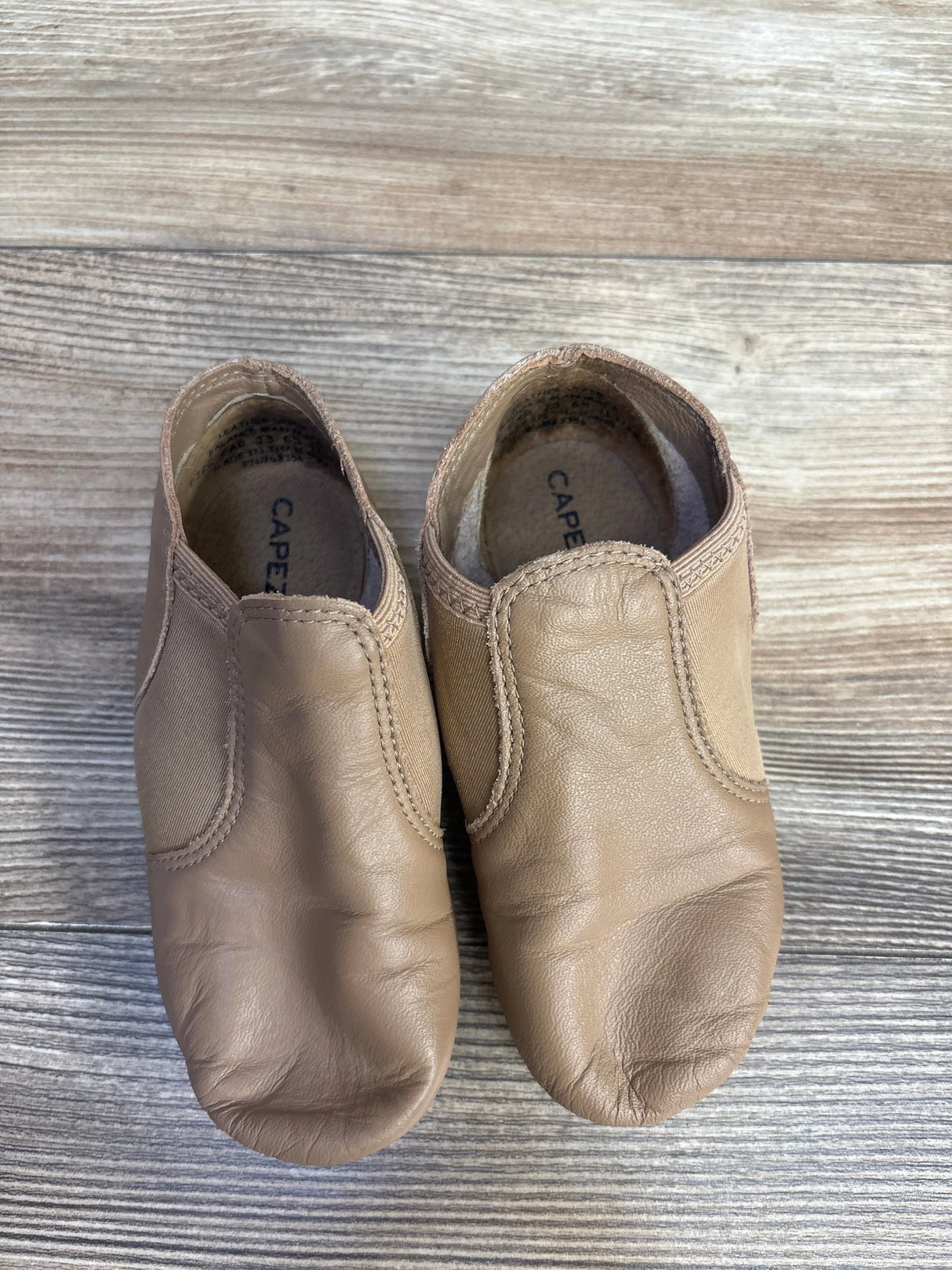 Capezio E-Series Jazz Slip On Caramel sz 11.5c - Me n Mommy To Be