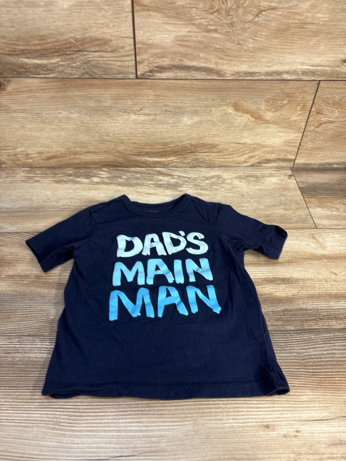 Children's Place Dad's Main Man Shirt Navy sz 3T
