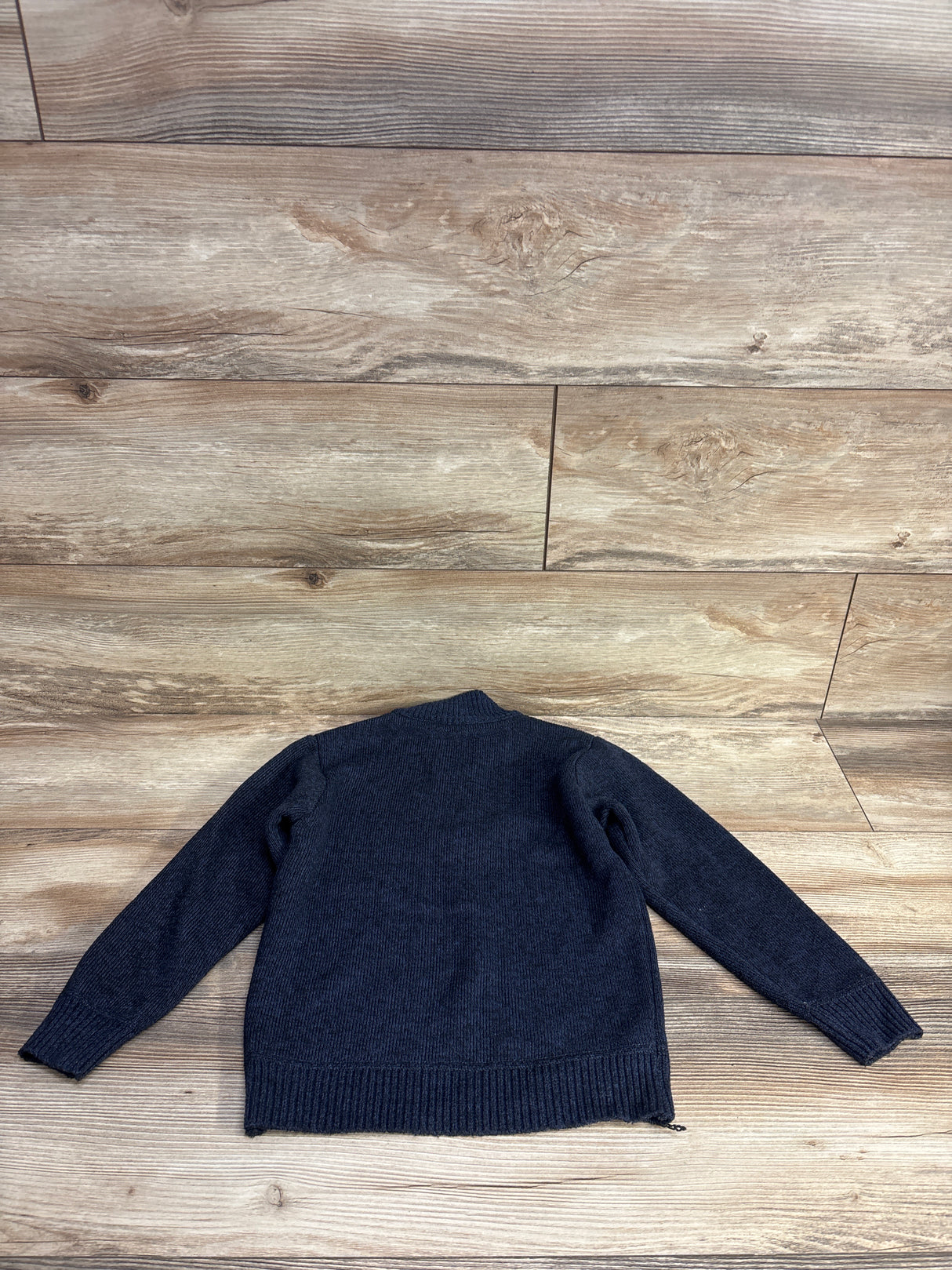 Day & Age Quarter-Zip Knit Pullover Sweatshirt Navy sz 5/6T