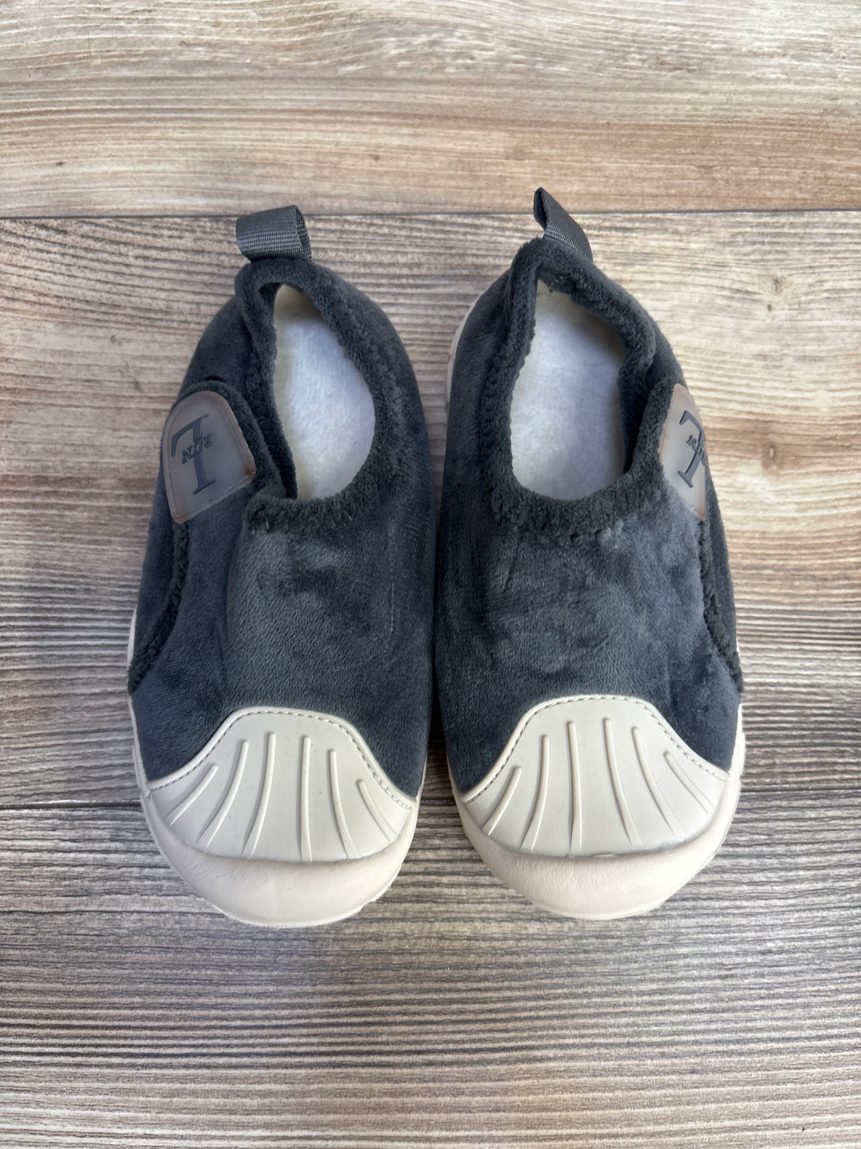 Velour Slip On Sneakers Grey sz 9c - Me n Mommy To Be