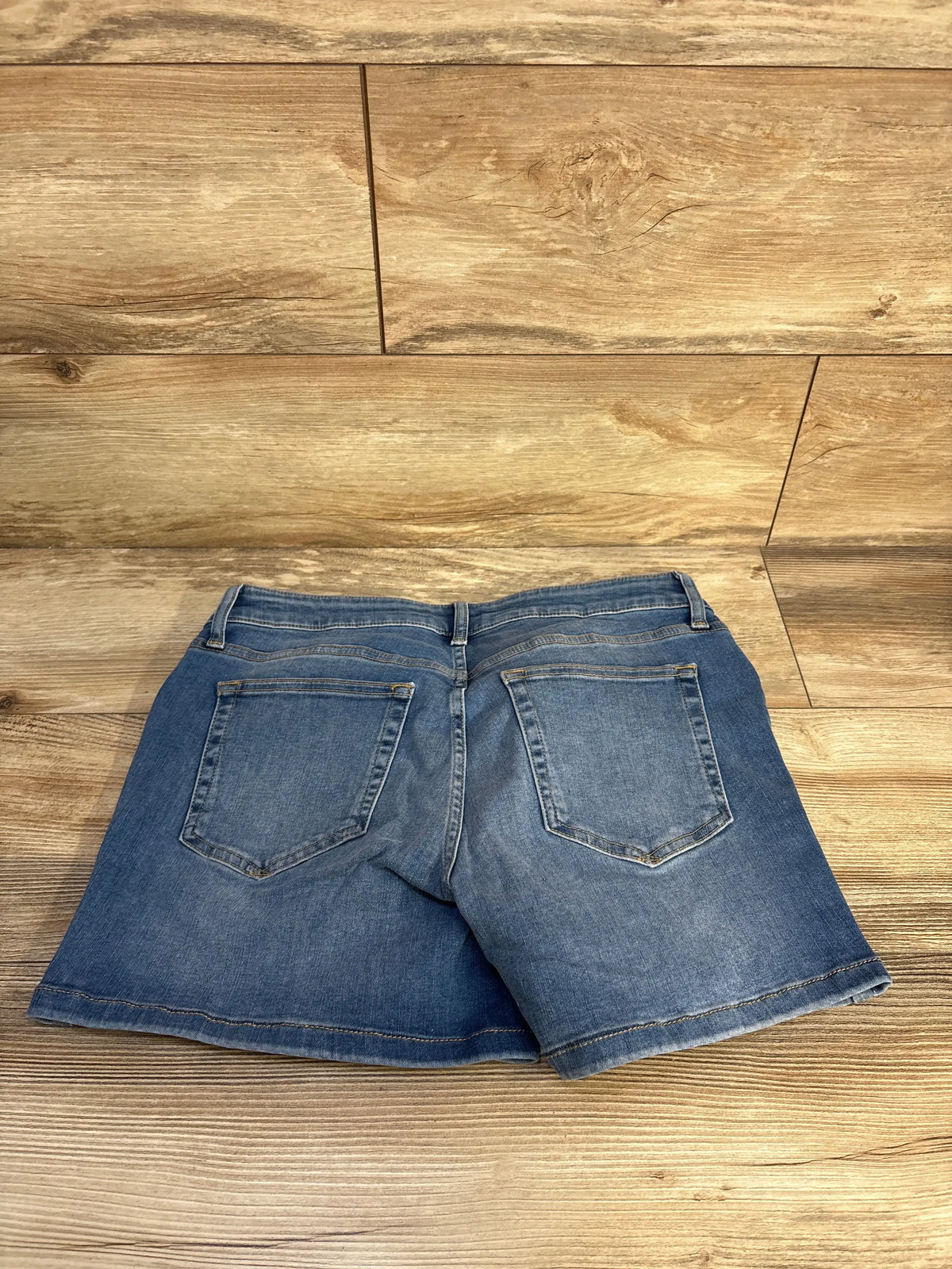 NEW Gap Maternity 4" Inset Panel Denim Shorts Dark Wash Blue sz 29/8 Medium
