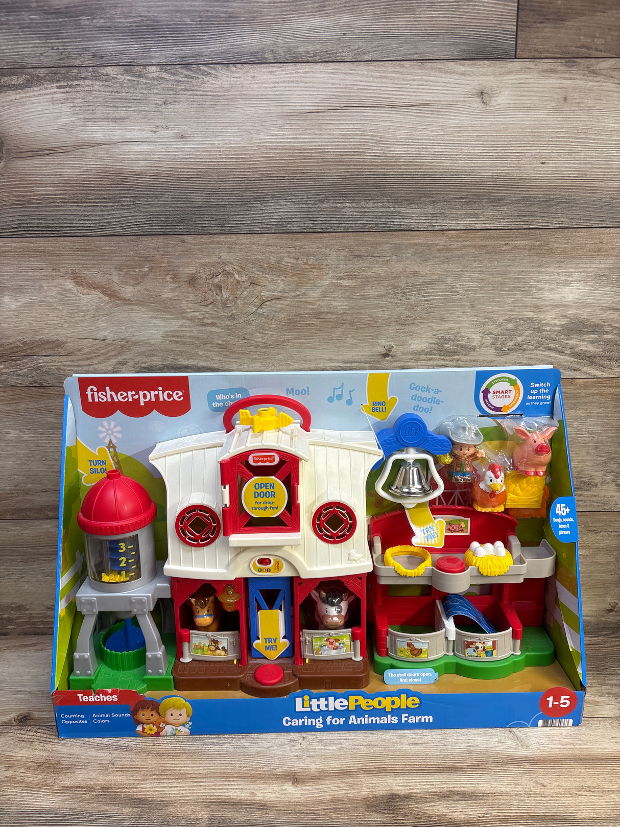 NEW Fisher Price Little People Caring For Animals Farm Playset