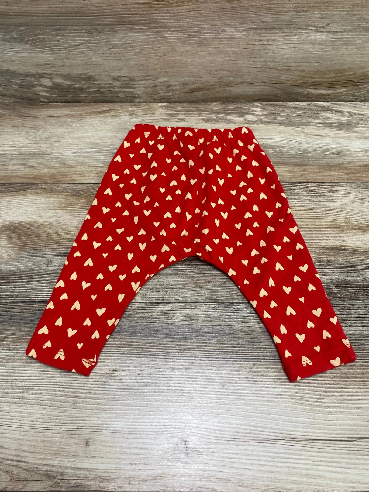 NEW Old Navy Heart Print Harem Pants Red sz 6-12m - Me n Mommy To Be