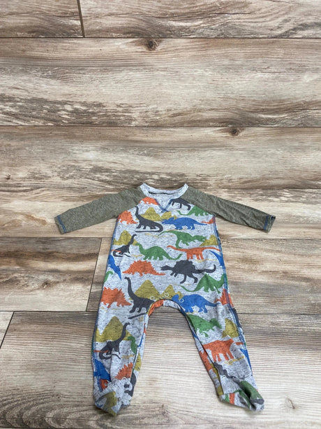 Mud Pie Dino Print Sleeper Green sz 3-6m - Me n Mommy To Be