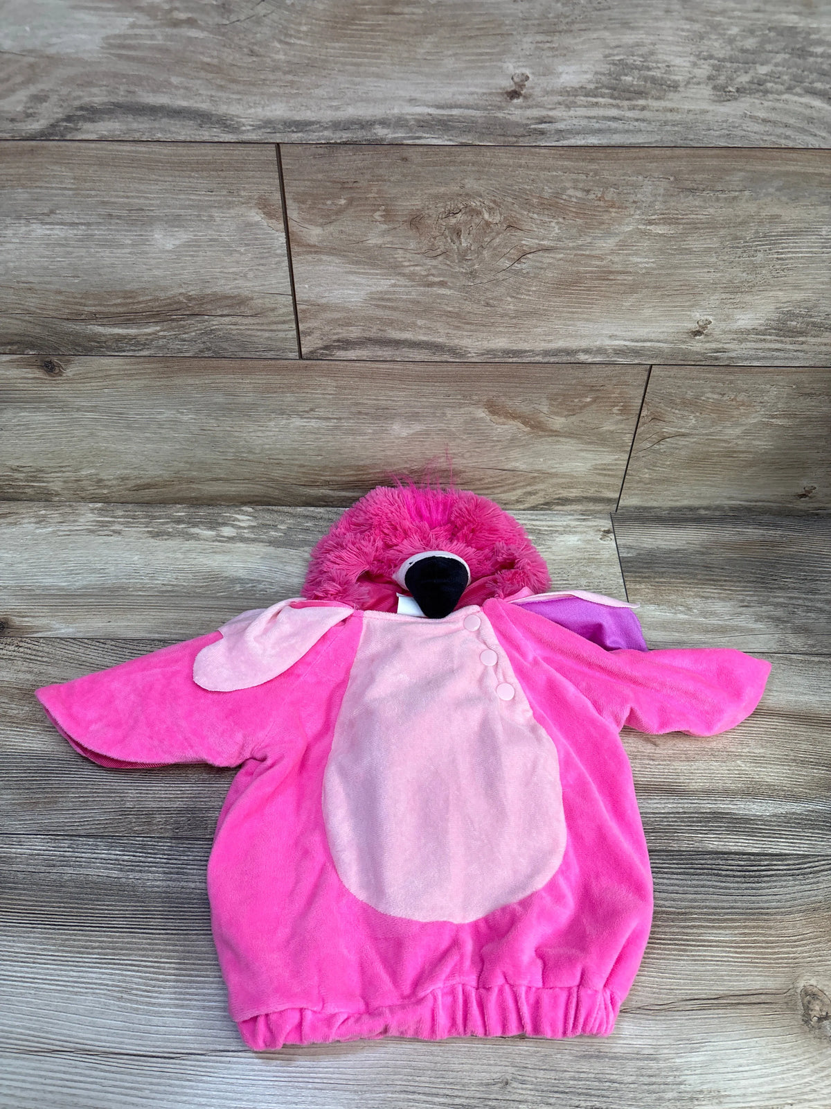 1pc Plush Flamingo Costume Pink sz 0-6m
