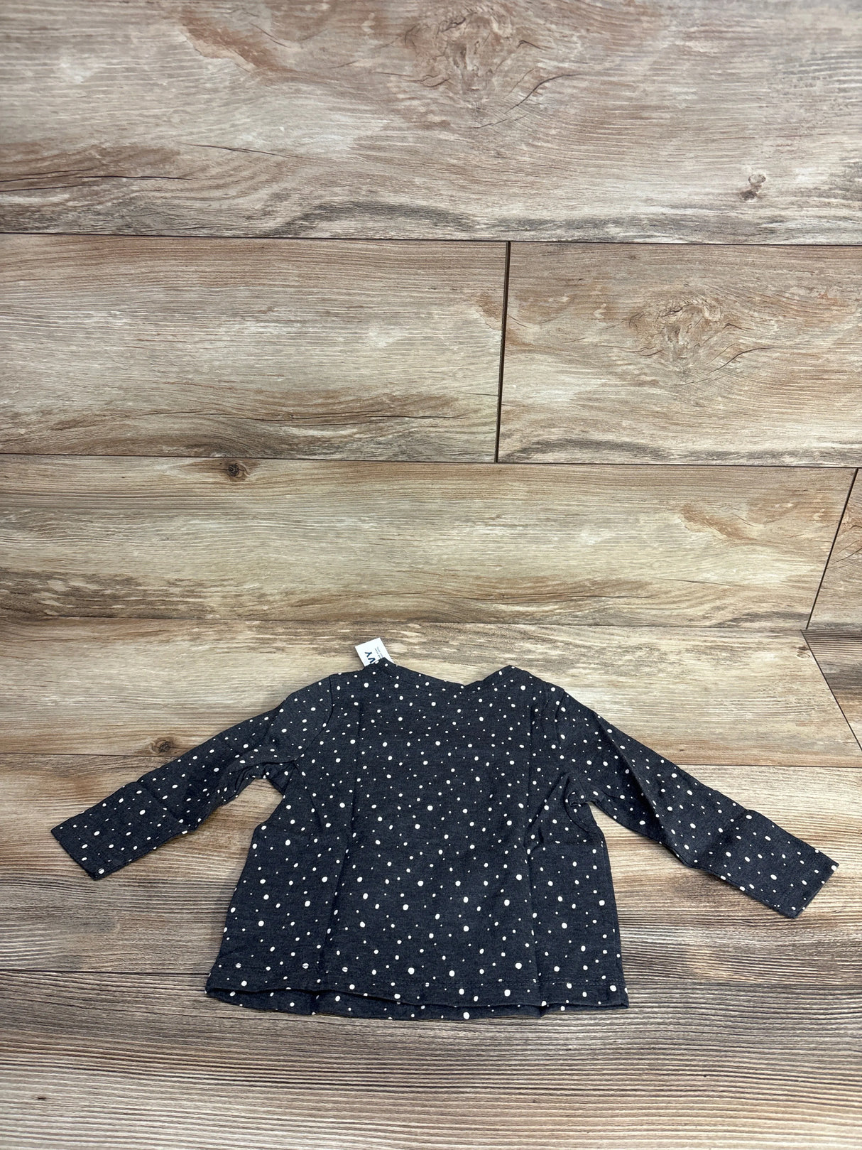 NEW Old Navy Polka Dot Shirt Grey sz 12-18m