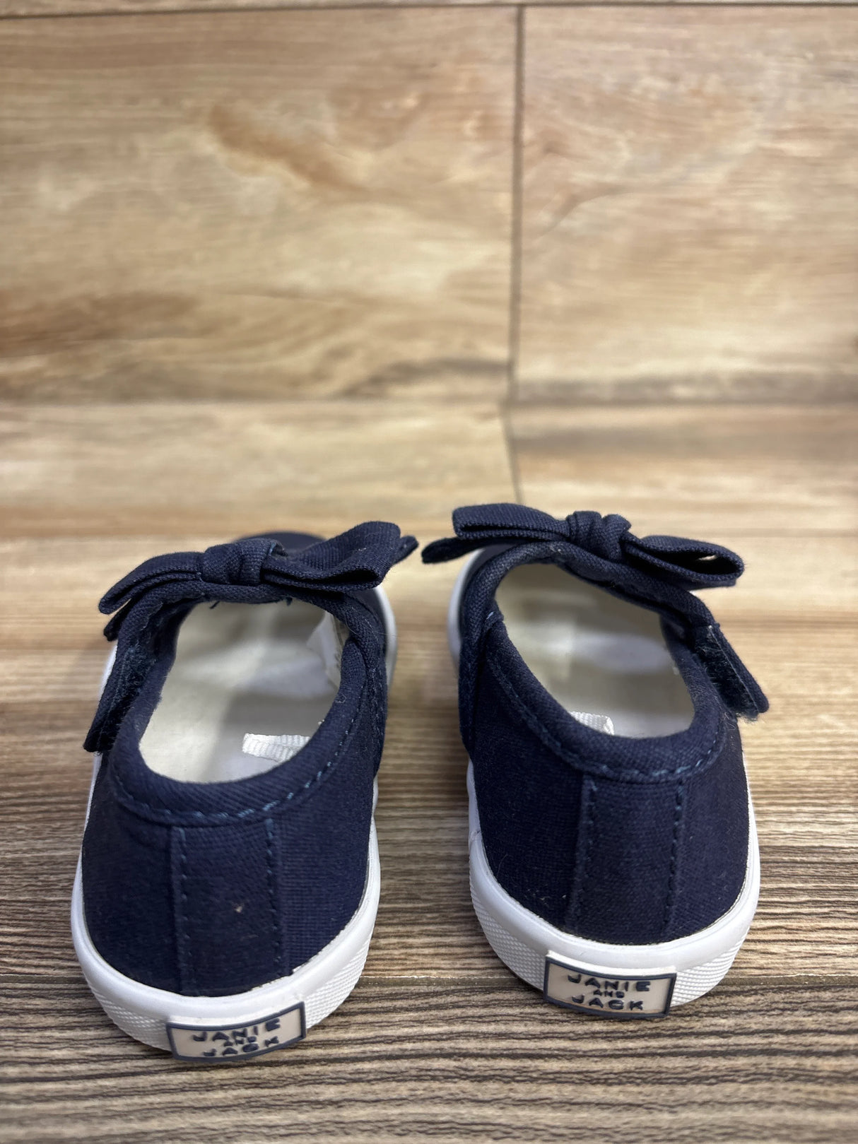 Janie & Jack Mary Jane Bow Sneaker Navy sz 5c