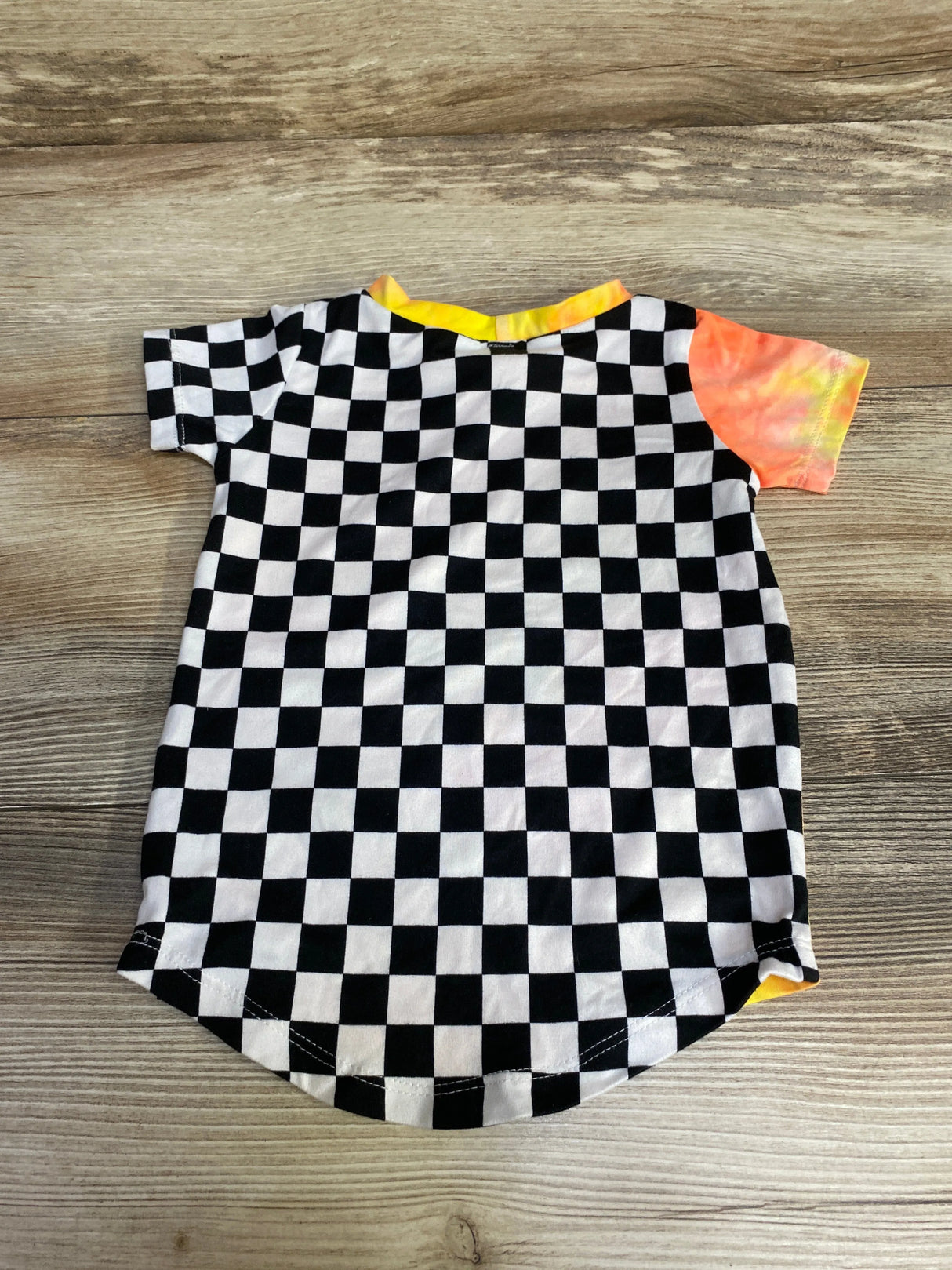 Viconx RTS Sunrise Tie-Dye/Checker Color Block Tee sz 9-12m - Me n Mommy To Be