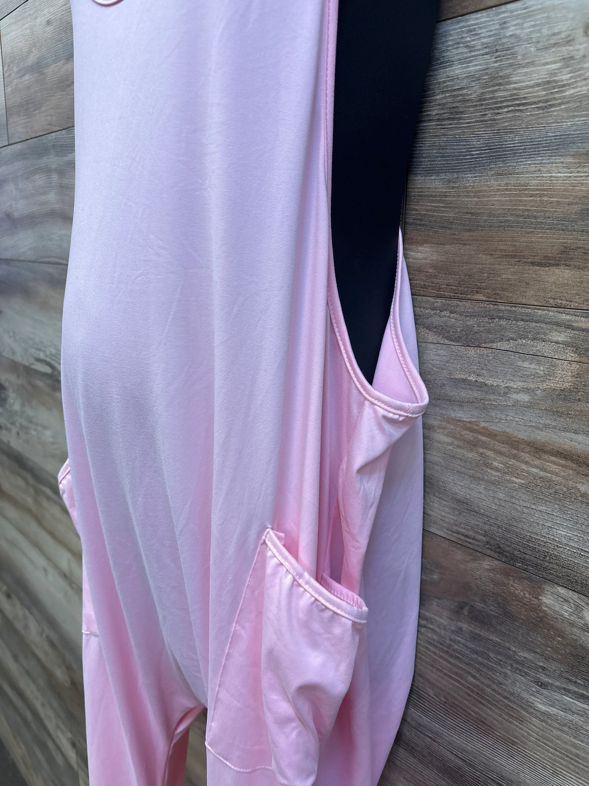 Sleeveless Maternity Jumpsuit Pink sz XL