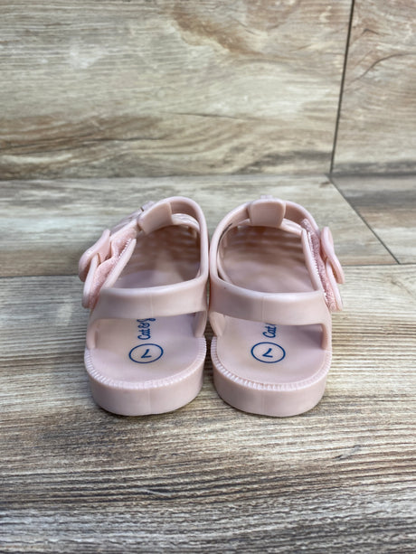 Cat & Jack Fisherman Jelly Sandals Pink sz 7c - Me n Mommy To Be