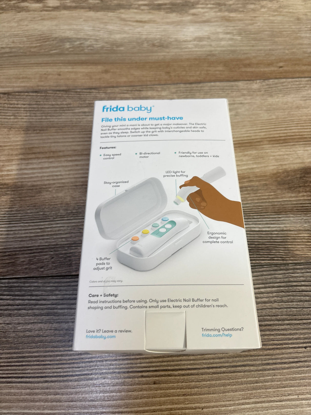 NEW Frida Baby Electric Nail Buffer