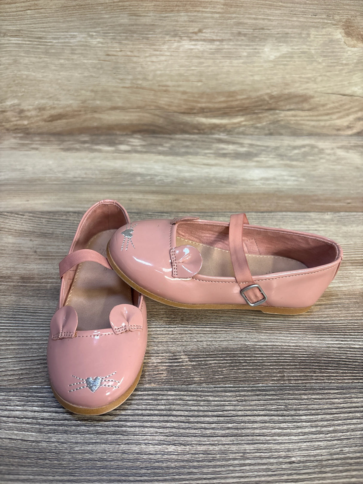 Zara Baby Mouse Ballet Flats Rose Pink sz 7c