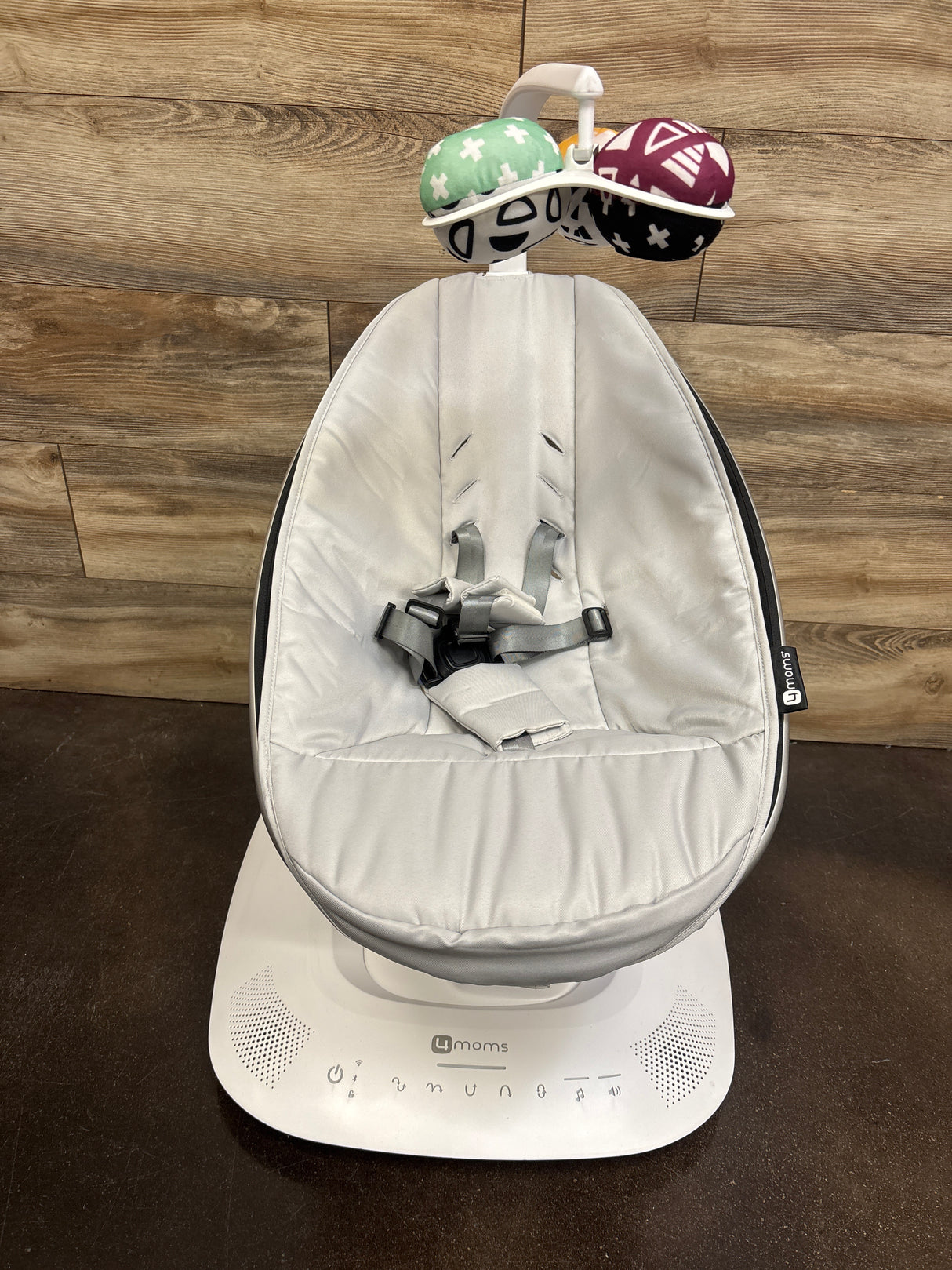 4moms mamaRoo Multi-Motion Baby Swing Smart Connectivity in Grey