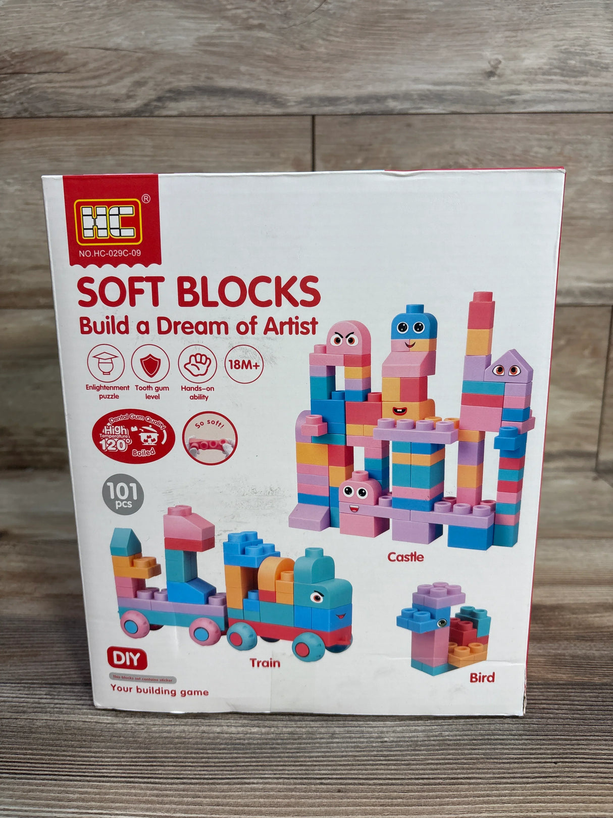 Soft Blocks Builds a Dream of Artist 101pc