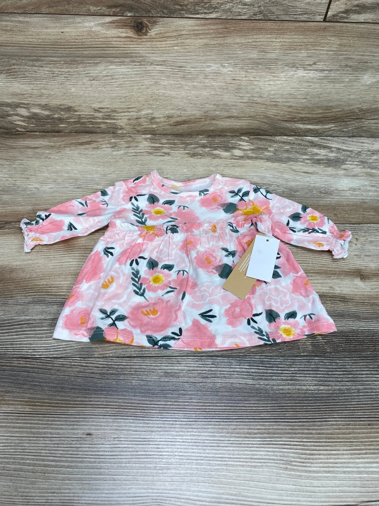 NEW Ever & Ever Floral Top White/Pink sz Newborn - Me n Mommy To Be