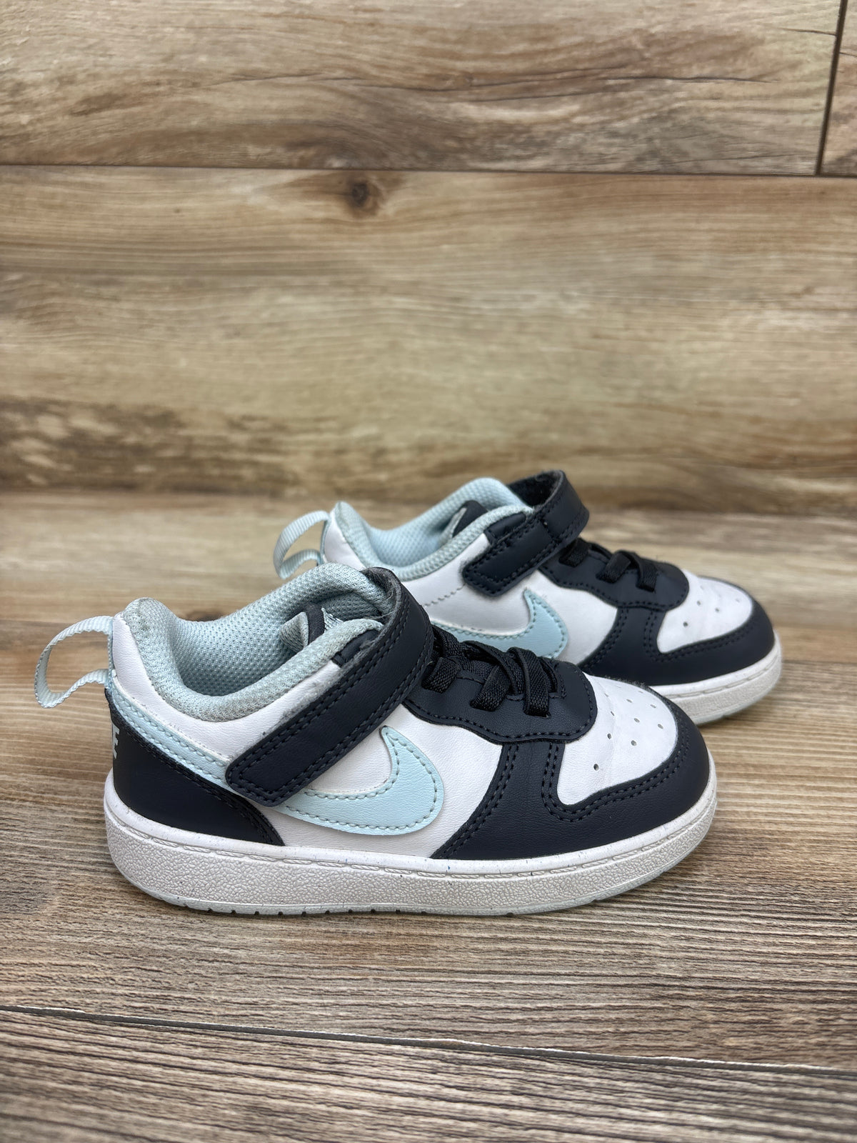Nike Court Borough Low Recraft 'Anthracite/Glacier Blue' Sneakers sz 8c