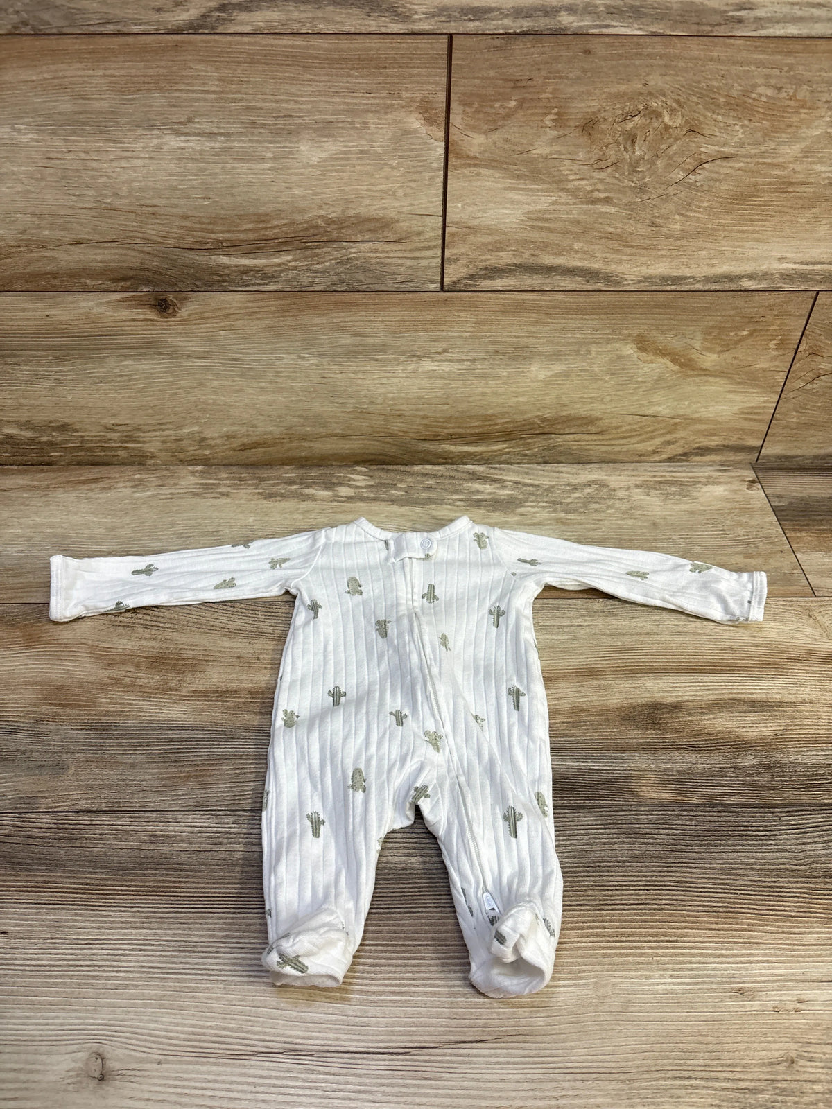 Child Of Mine Ribbed Sleeper White sz Newborn