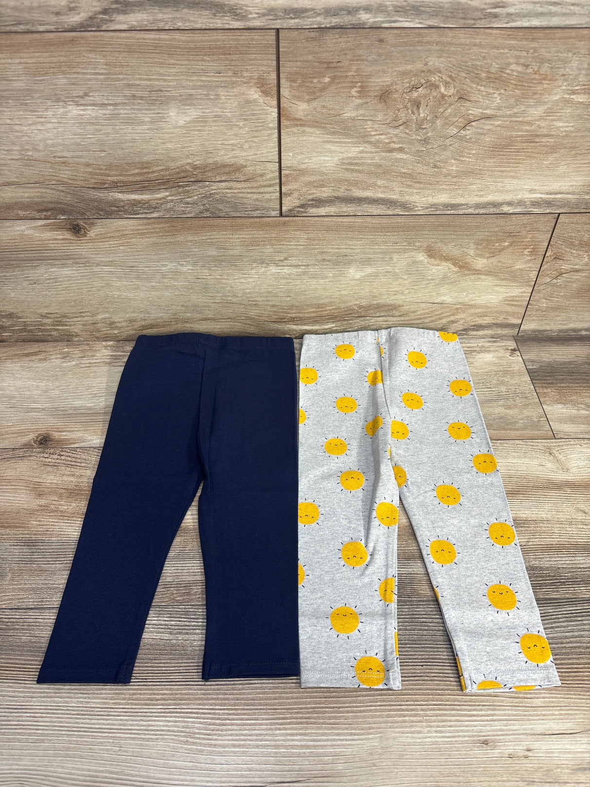 NEW Mighty Goods 2pk Sunshine Leggings Grey sz 18m