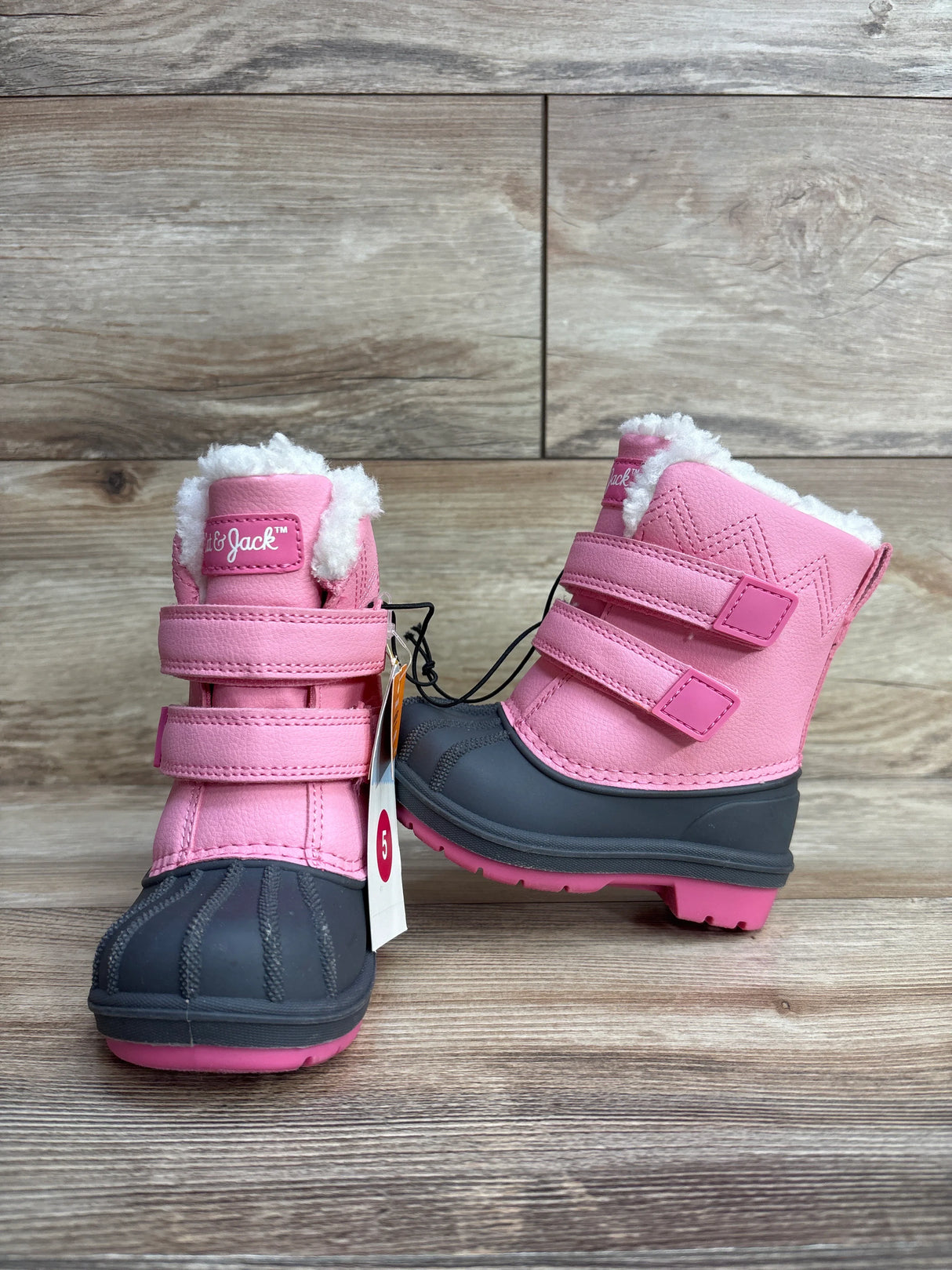 NEW Cat & Jack Denver Winter Boots Pink sz 5c