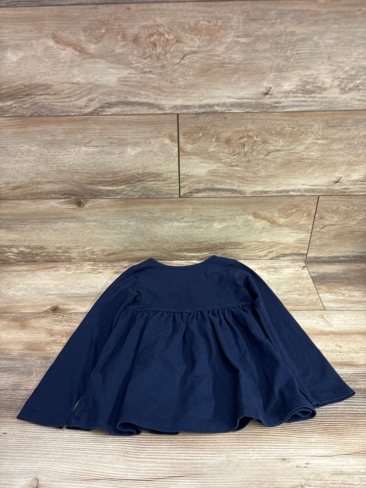 Kids Headquarters Long Sleeve Floral Dress Navy sz 5T