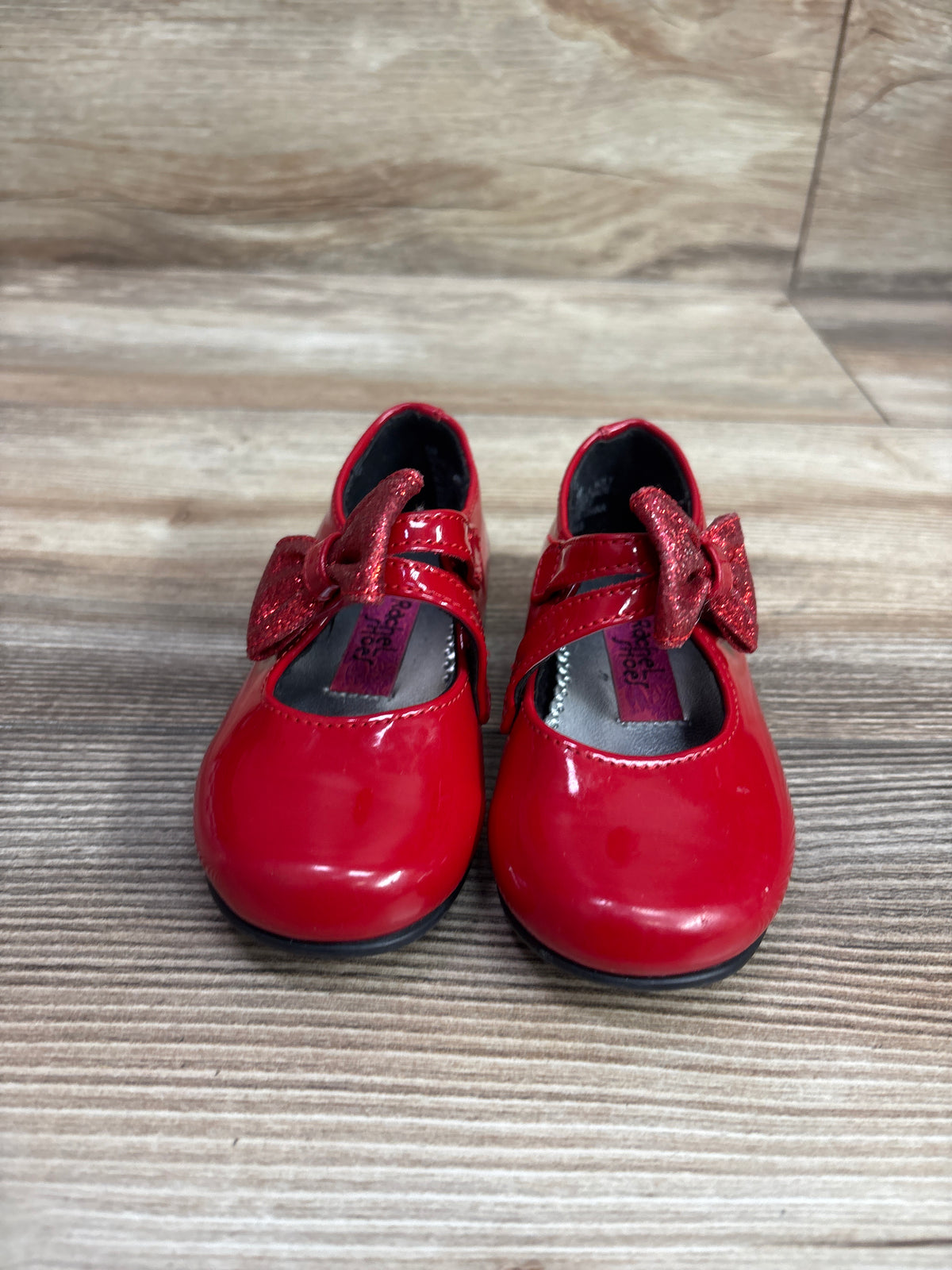 Rachel Shoes Lil' Molly Mary Jane Bow Flats Red sz 5c