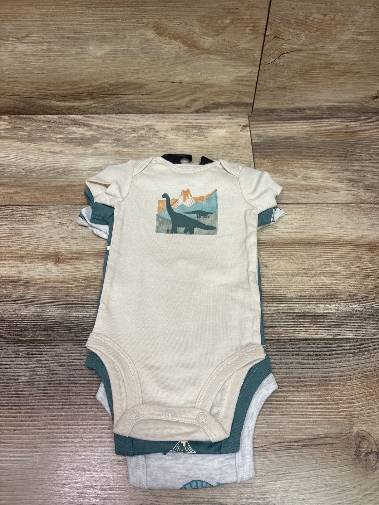 NEW Child Of Mine 3pk Bodysuits Grey sz 0-3m