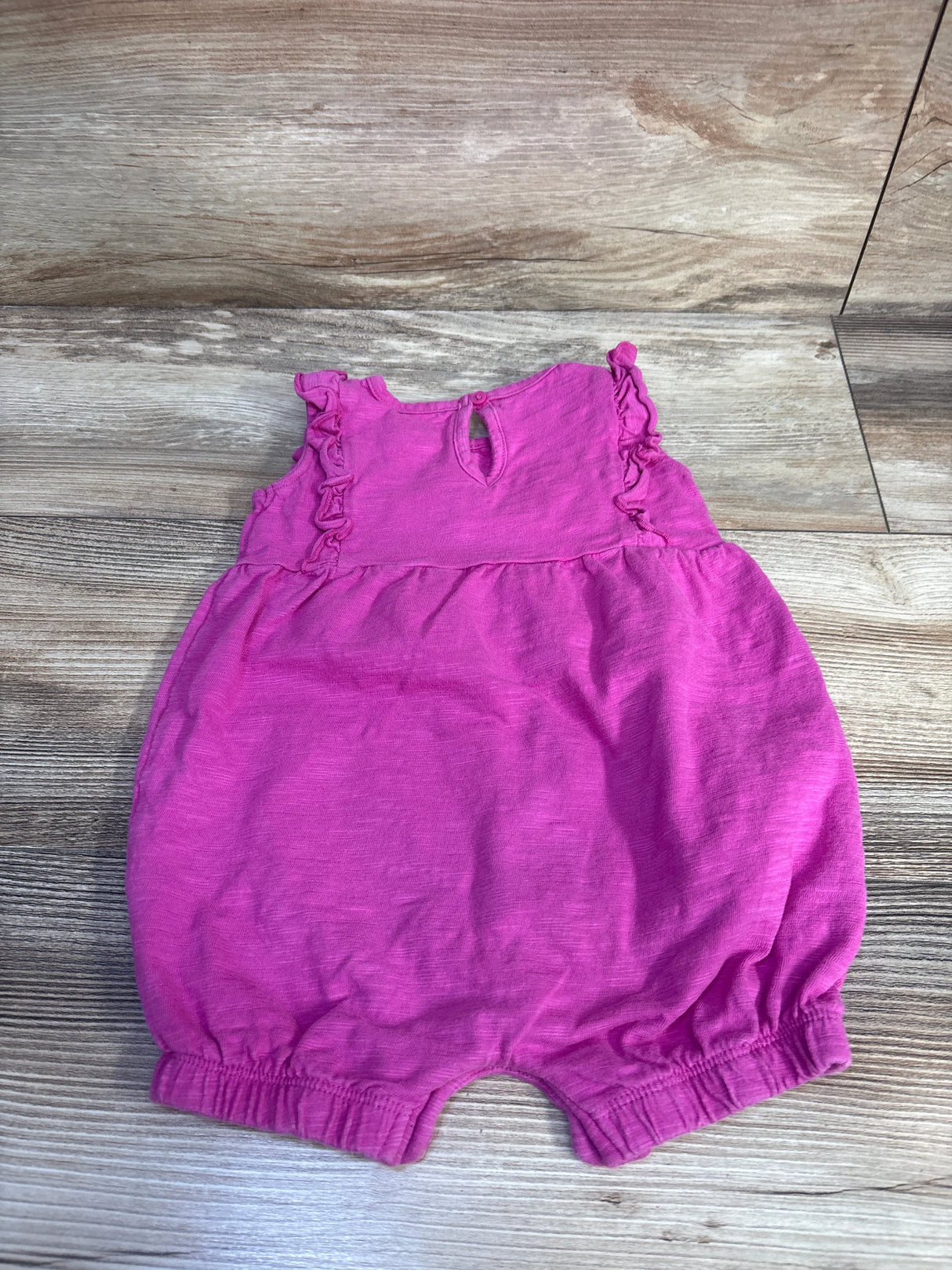 Just One You Eyelet Shortie Romper Pink sz 12m