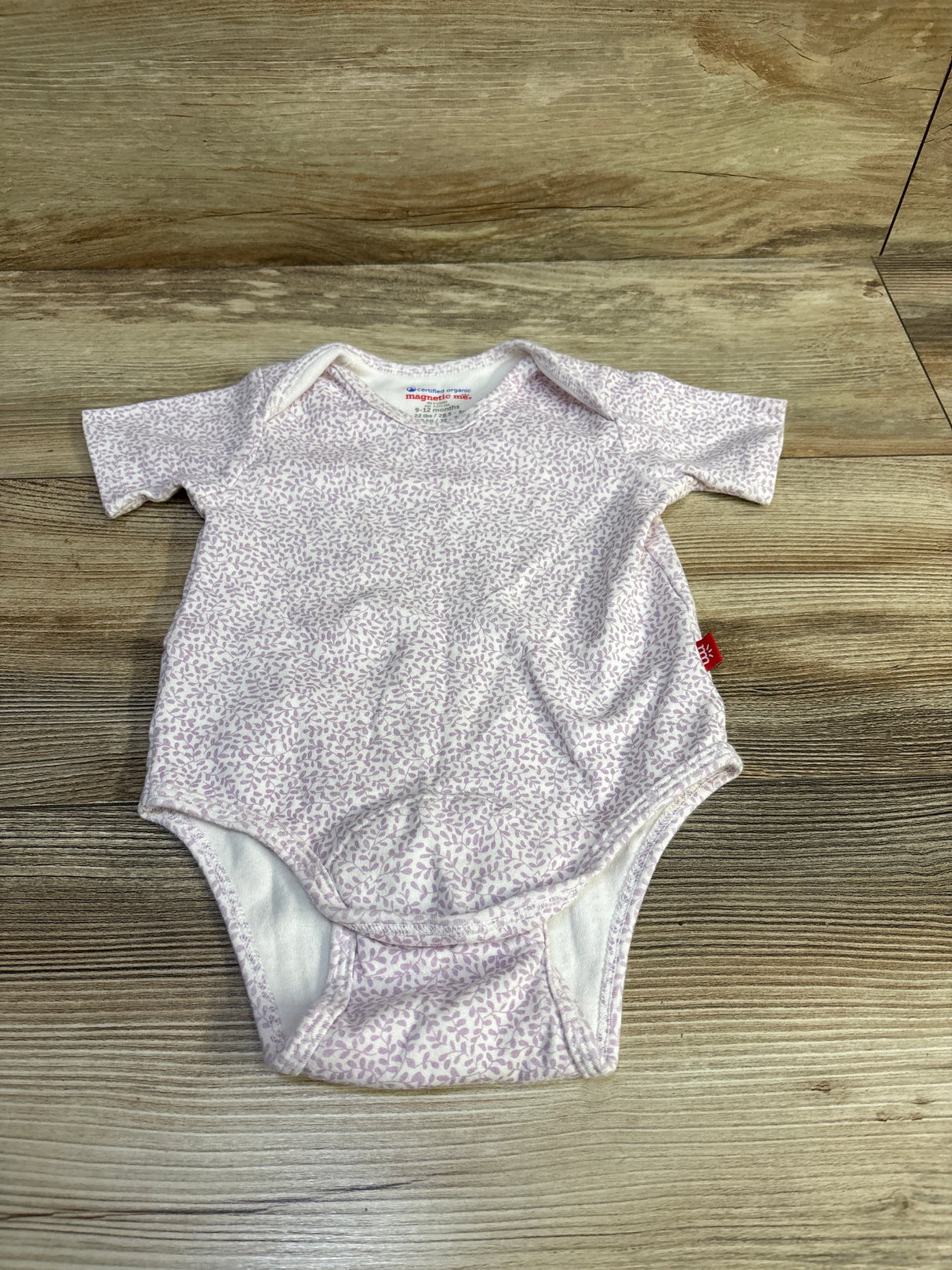 Magnetic Me Magnetic Bodysuit White sz 9-12m