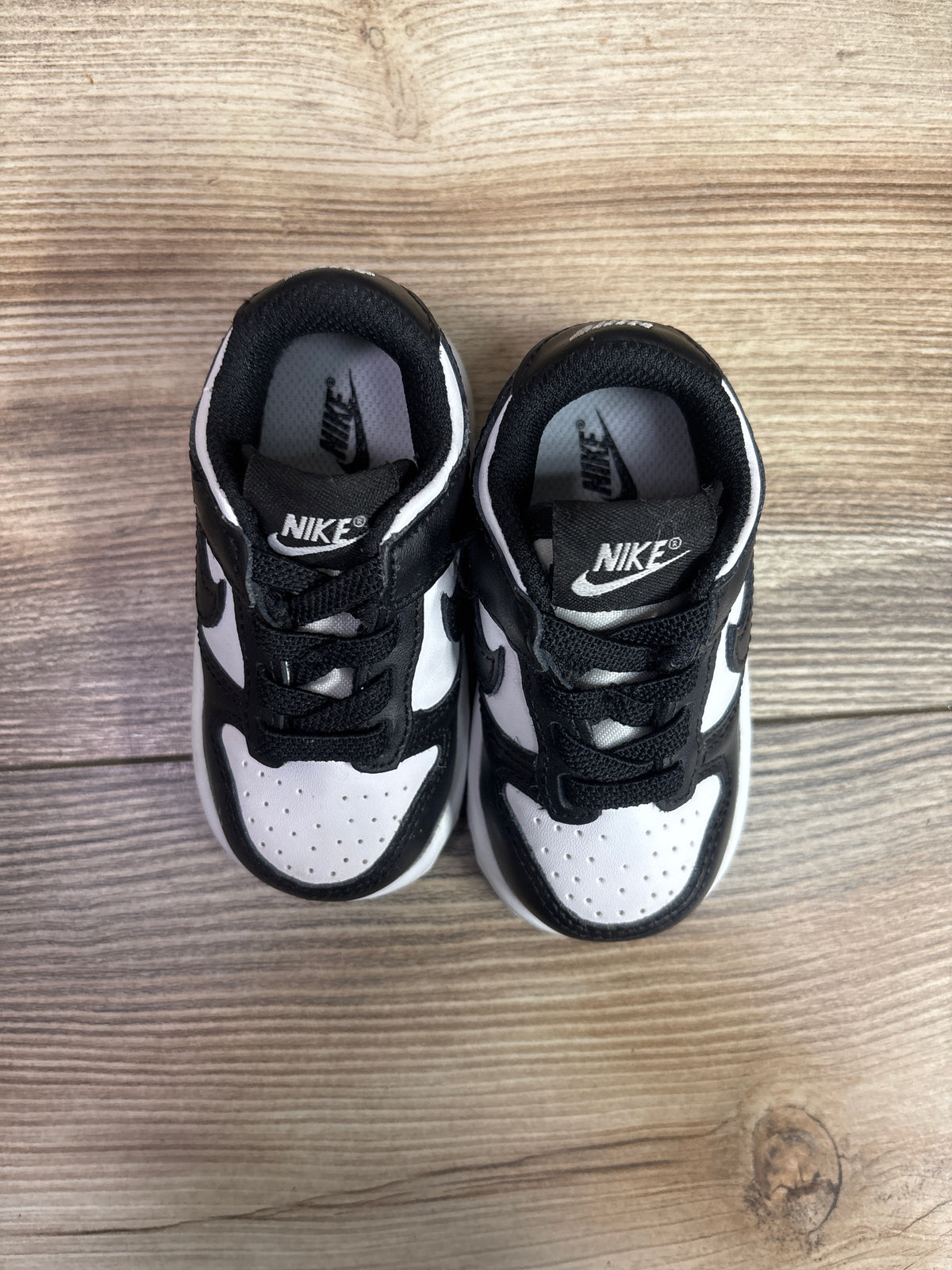 Nike Dunk Low TD 'Black White' Sneakers sz 4c
